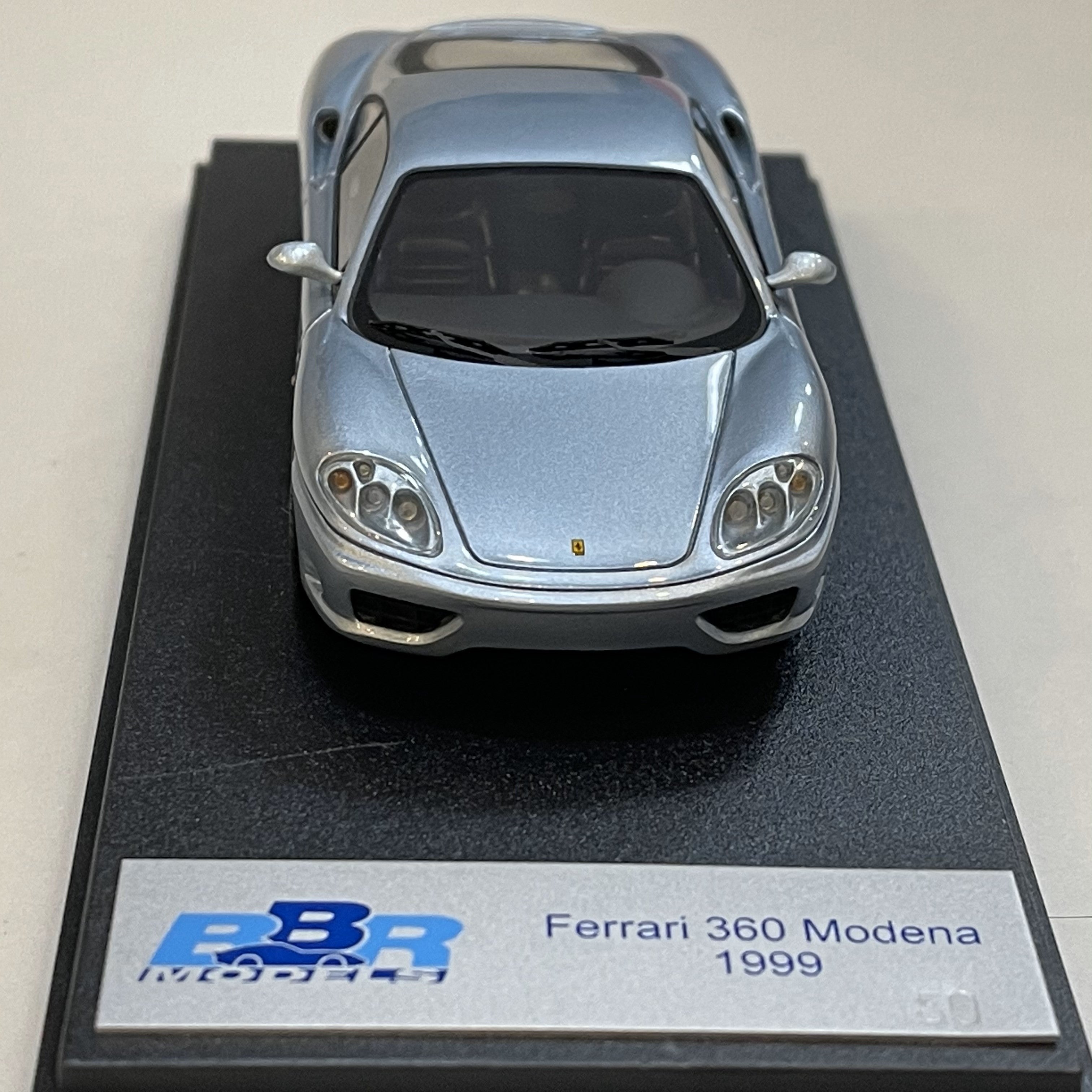 BBR 1/43 Ferrari 360 Modena 1999 Grigio Alloy BBR131D – Paddock Collection