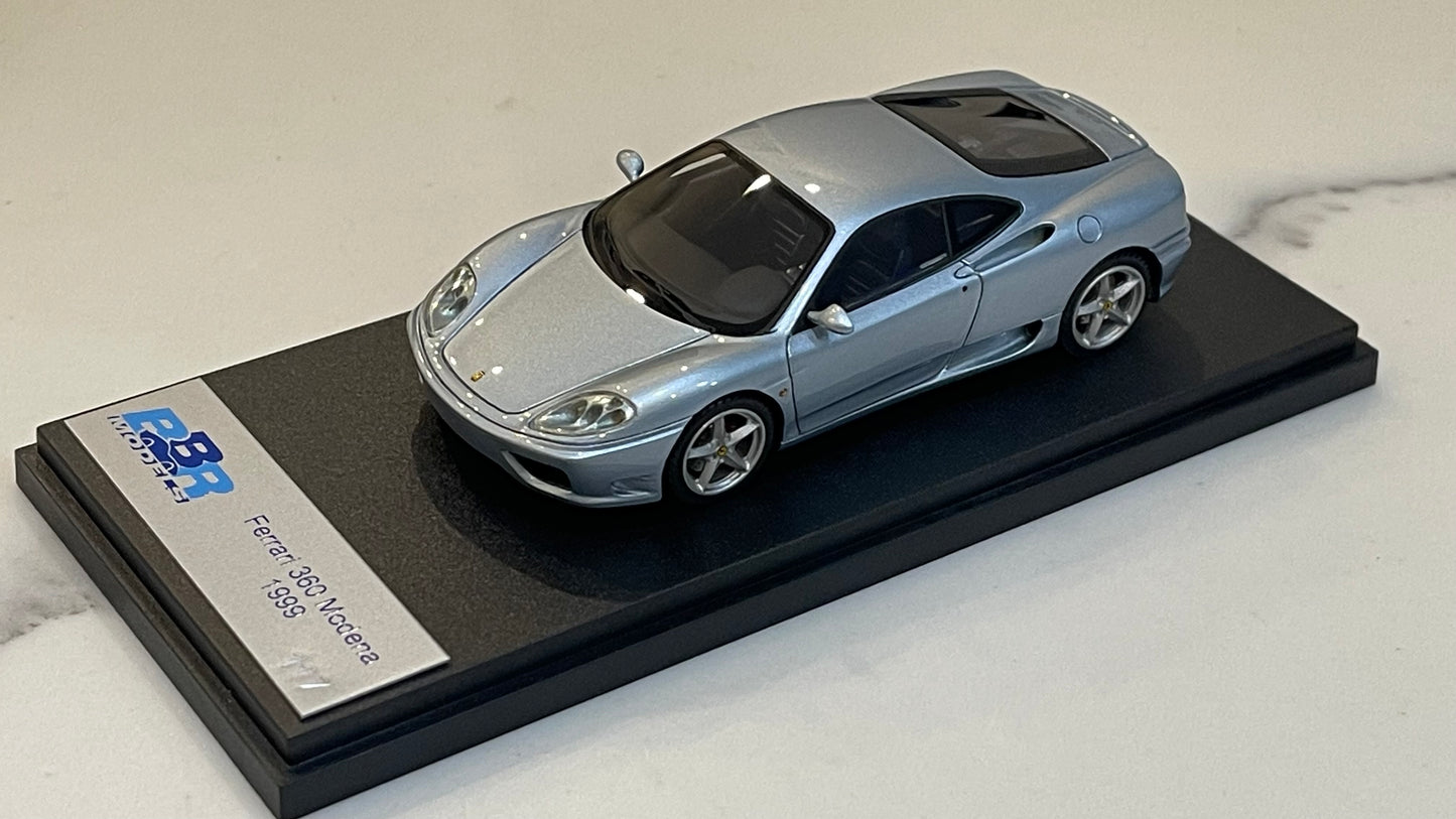 BBR 1/43 Ferrari 360 Modena 1999 Grigio Alloy BBR131D