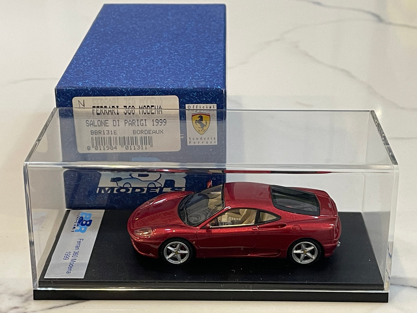 BBR 1/43 Ferrari 360 Modena 1999 Bordeaux BBR131E