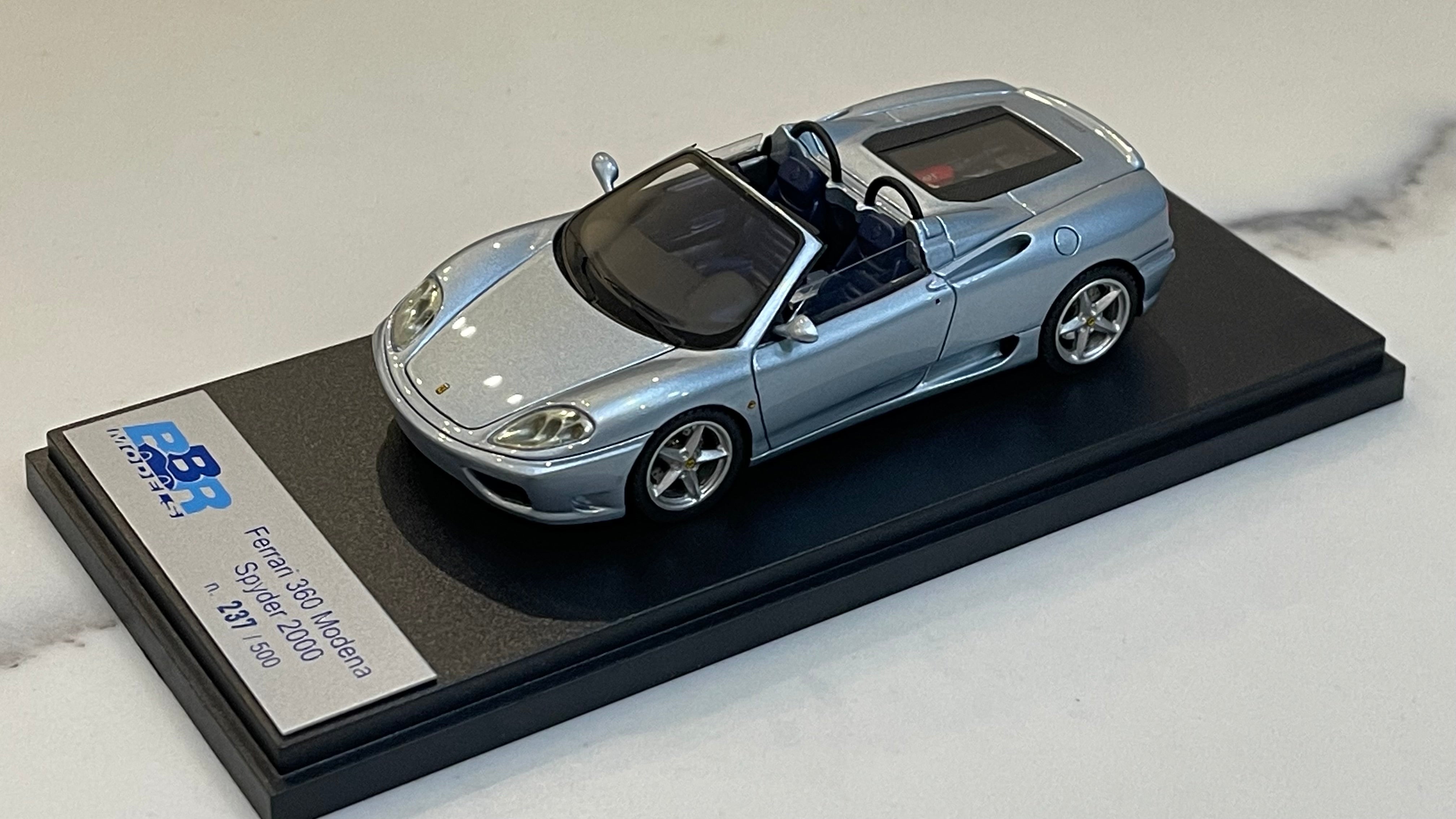BBR 1/43 Ferrari 360 Spider 2000 Blue Mica BBR136A