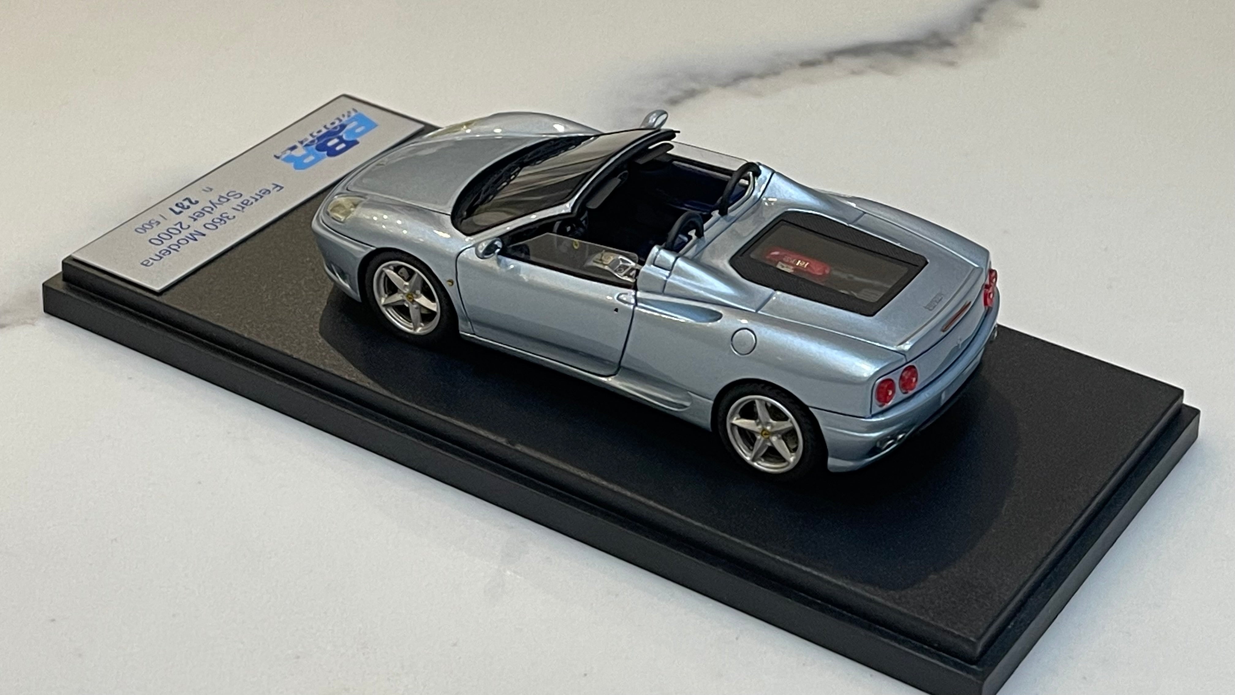 BBR 1/43 Ferrari 360 Spider 2000 Blue Mica BBR136A