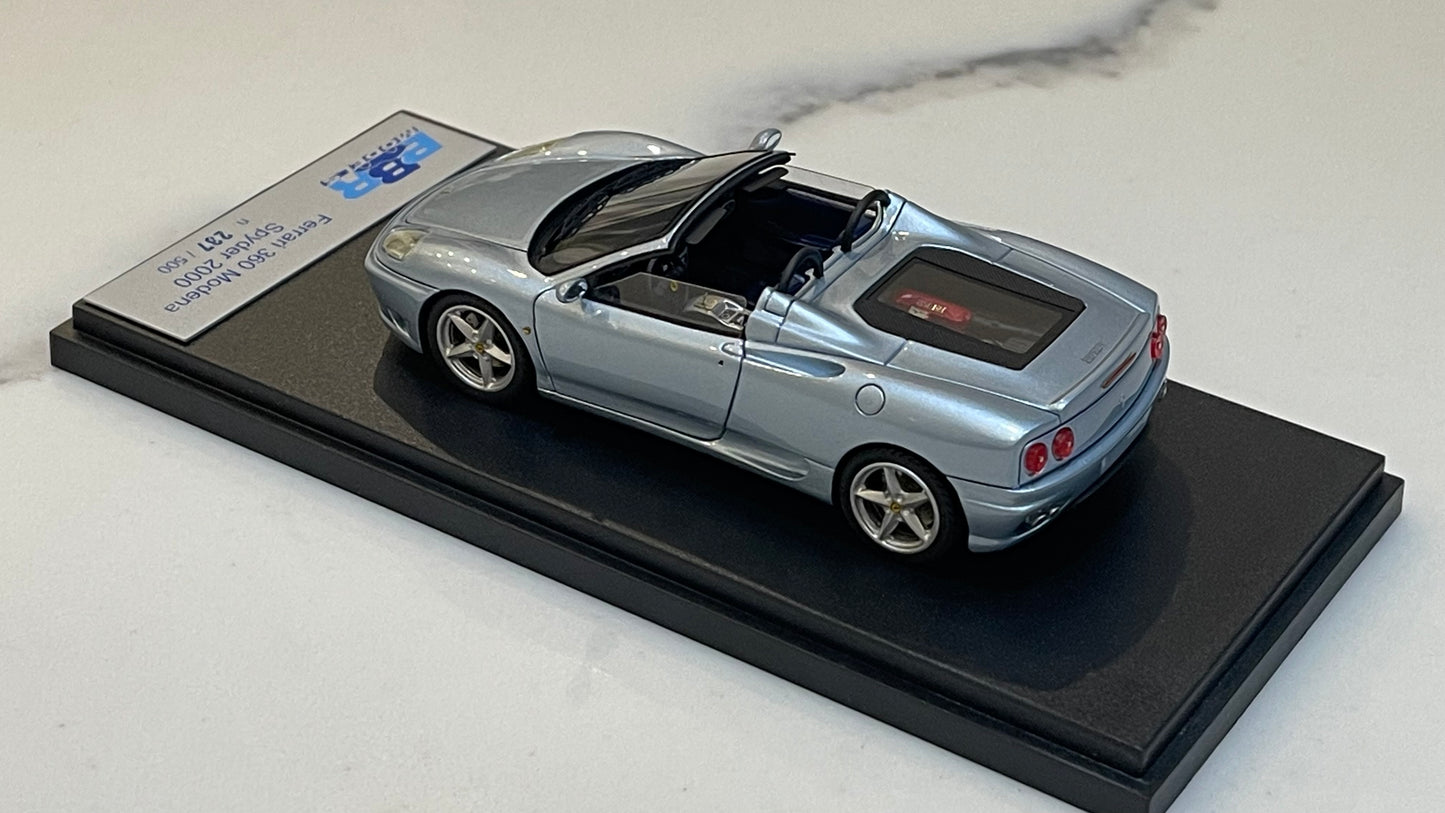 BBR 1/43 Ferrari 360 Spider 2000 Blue Mica BBR136A