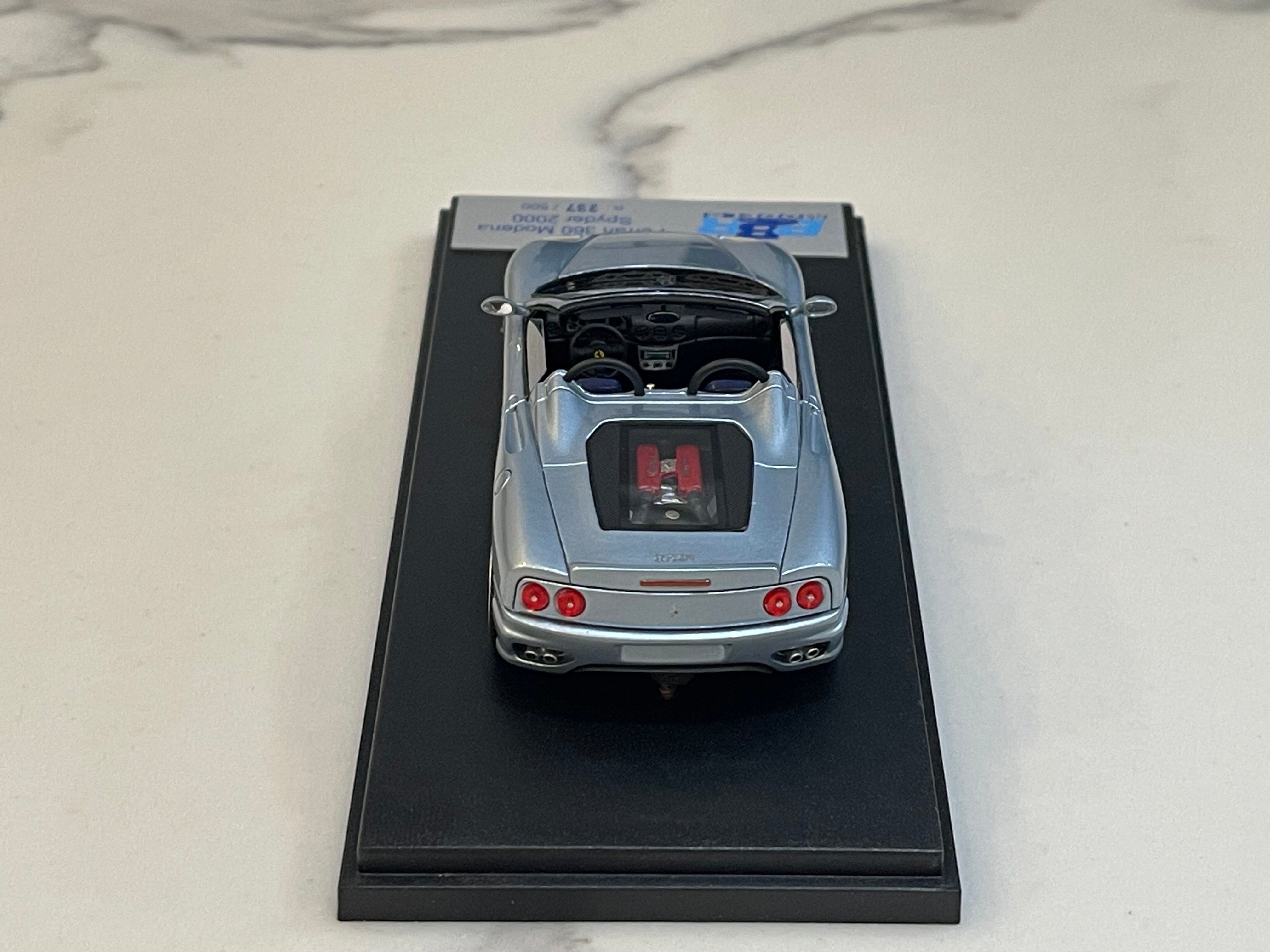 BBR 1/43 Ferrari 360 Spider 2000 Blue Mica BBR136A