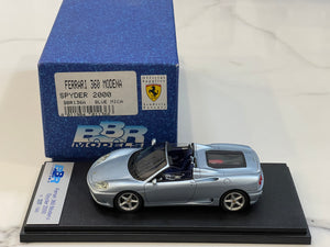 BBR 1/43 Ferrari 360 Spider 2000 Blue Mica BBR136A