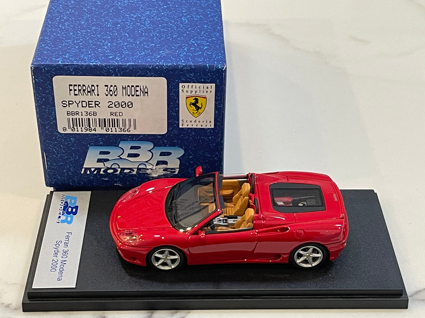 BBR 1/43 Ferrari 360 Spider 2000 Red BBR136B
