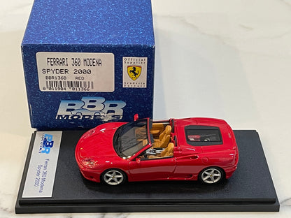 BBR 1/43 Ferrari 360 Spider 2000 Red BBR136B
