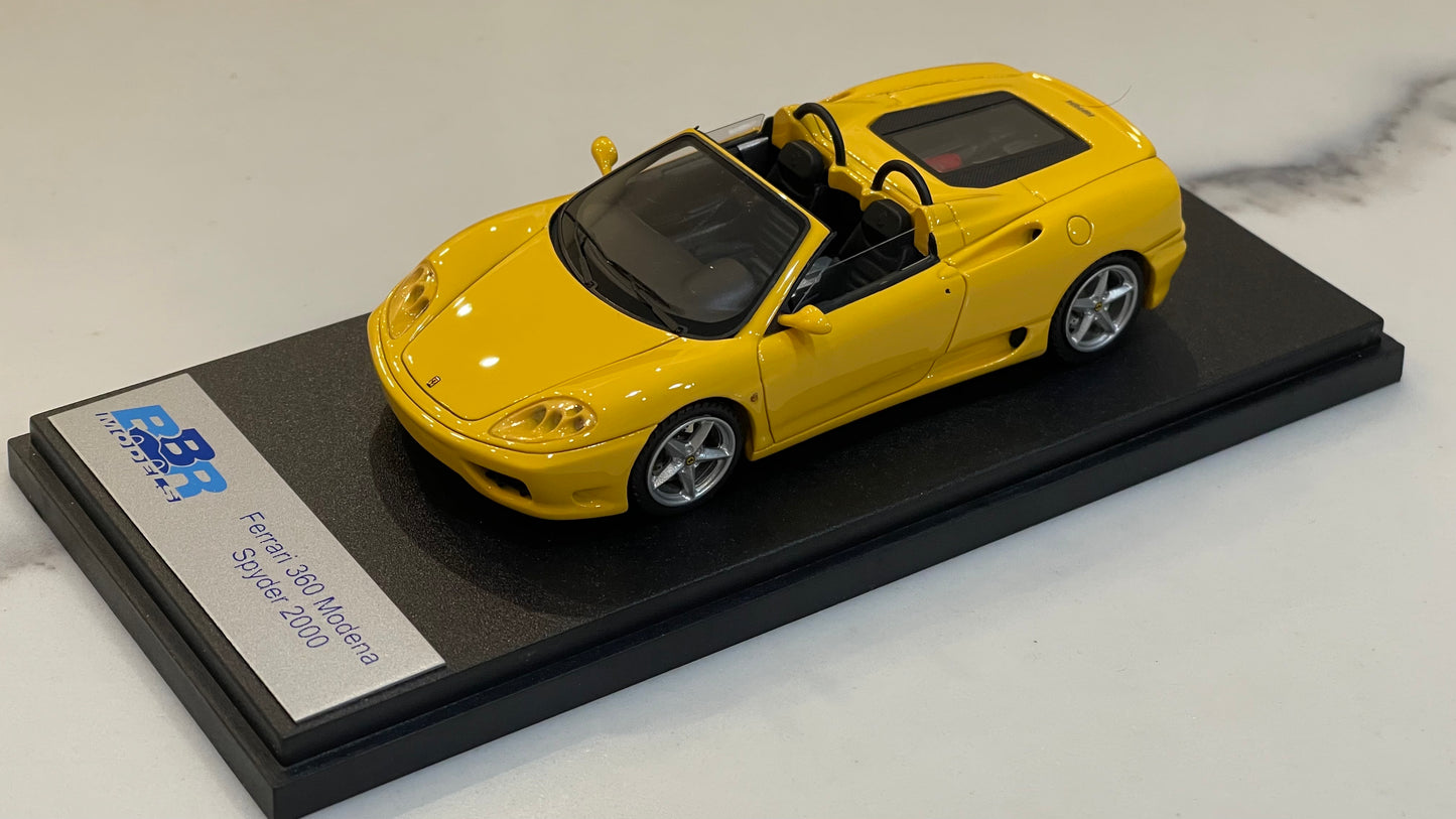 BBR 1/43 Ferrari 360 Spider 2000 Yellow BBR136C