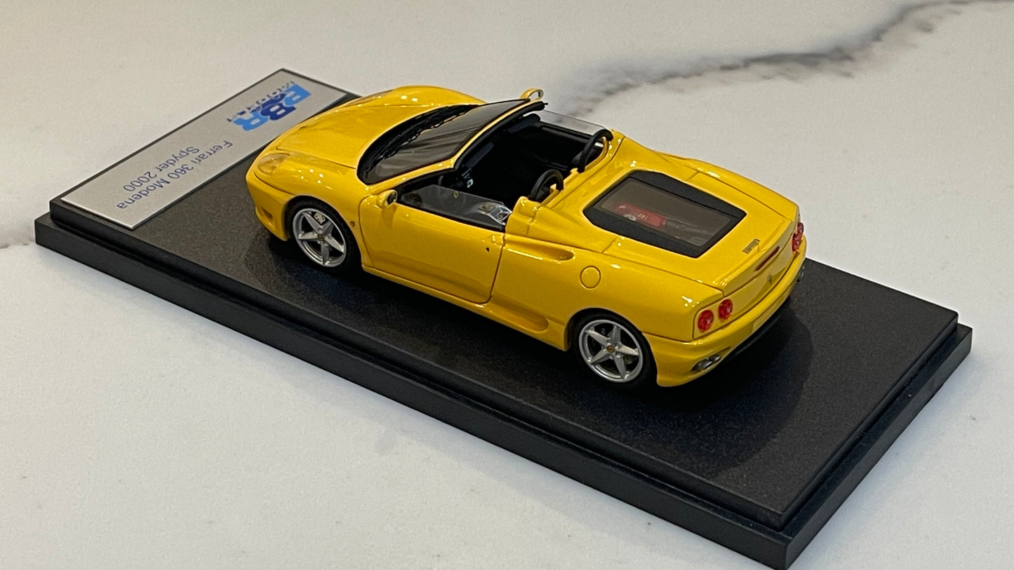 BBR 1/43 Ferrari 360 Spider 2000 Yellow BBR136C
