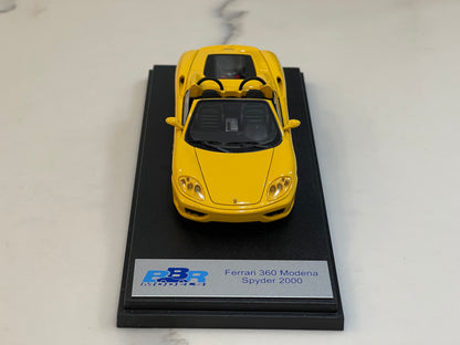 BBR 1/43 Ferrari 360 Spider 2000 Yellow BBR136C
