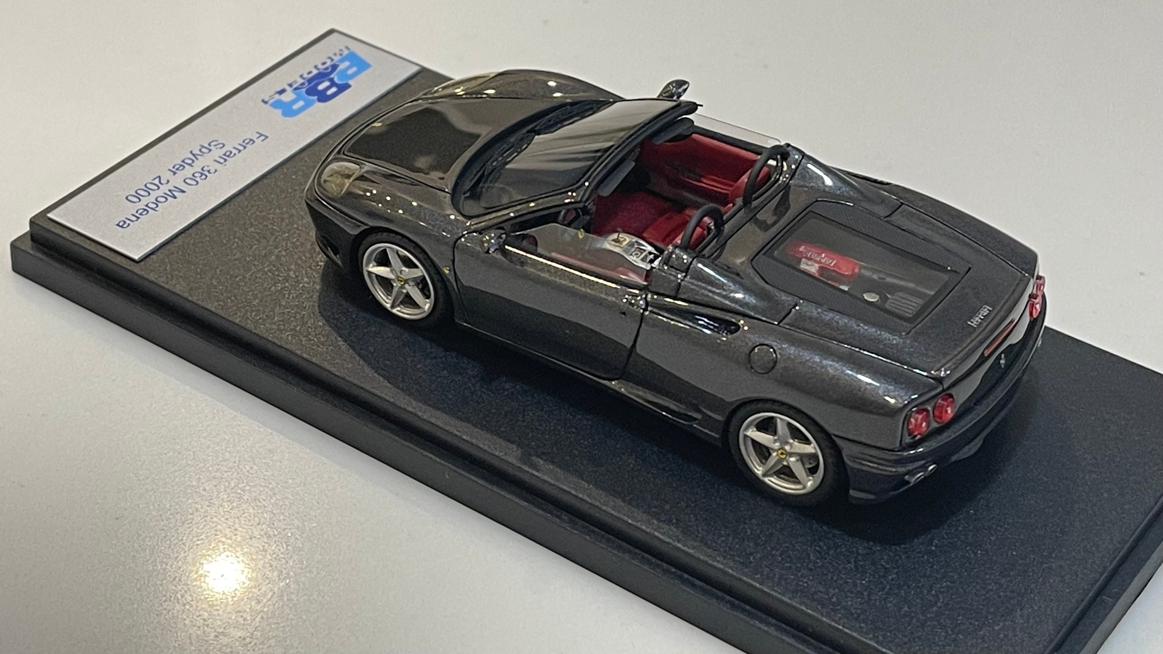 BBR 1/43 Ferrari 360 Spider 2000 Dark Met. Grey BBR136D