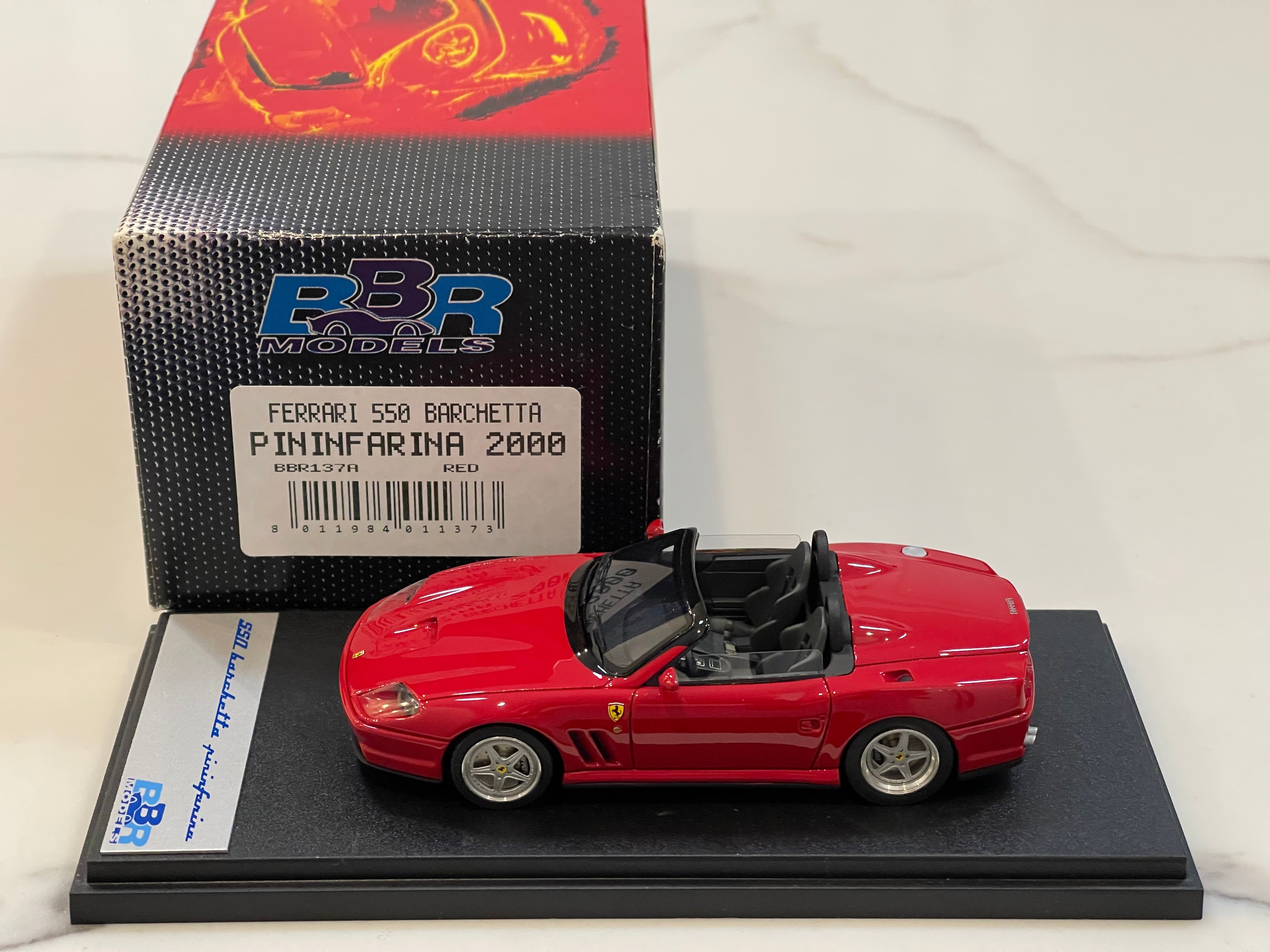 BBR 1/43 Ferrari 550 Barchetta 2000 Red BBR137A