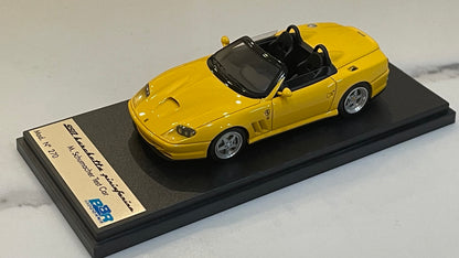BBR 1/43 Ferrari 550 Barchetta M. Schumacher Test 2000 Yellow BBR137B