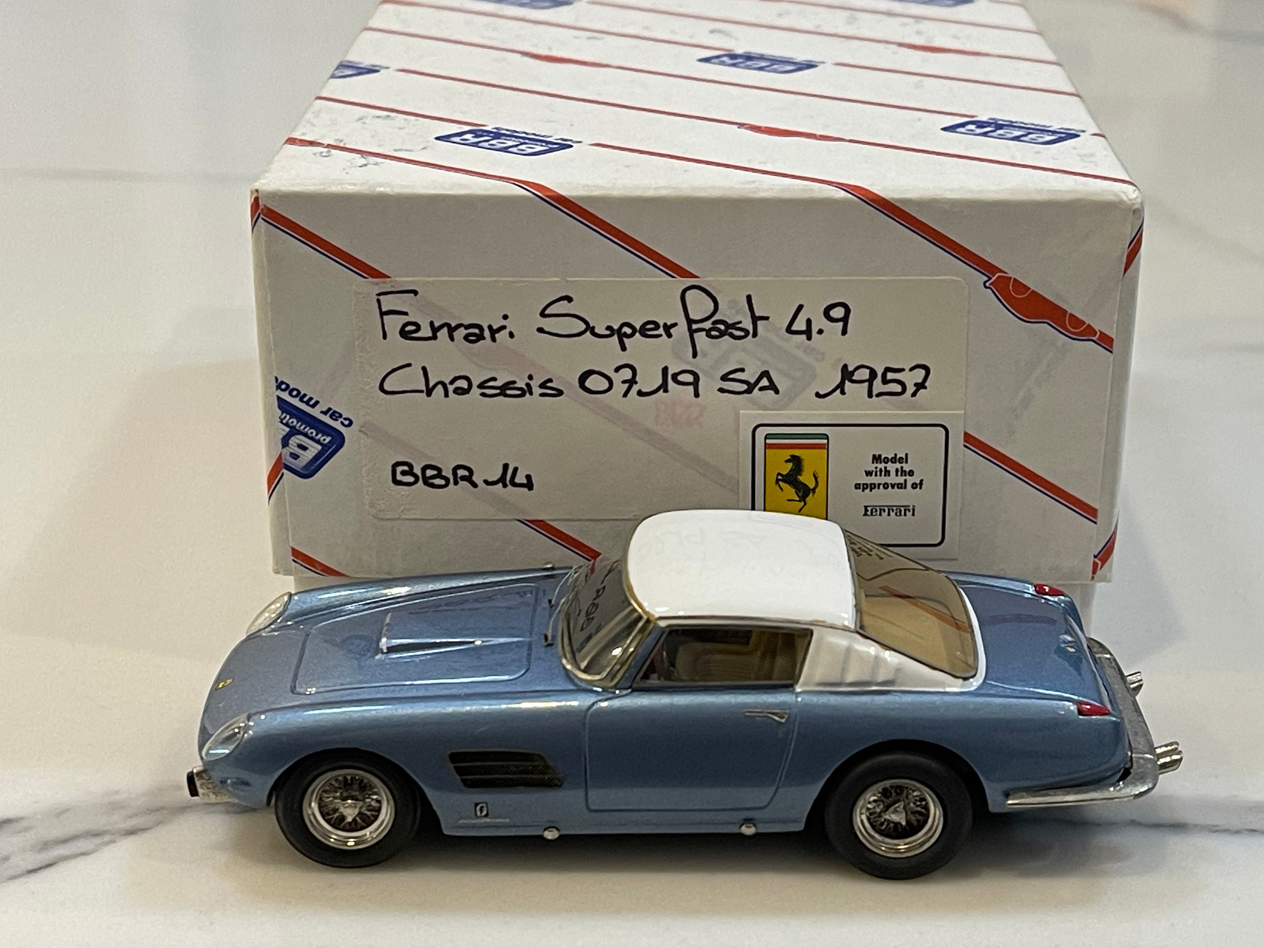 BBR 1/43 Ferrari 410 Superfast 4.9 0719SA 1957 Blue/White BBR14