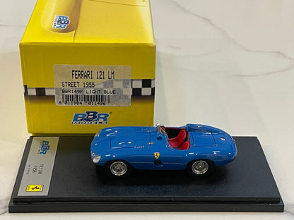 BBR 1/43 Ferrari 121 LM Street 1955 Light Blue BBR149F