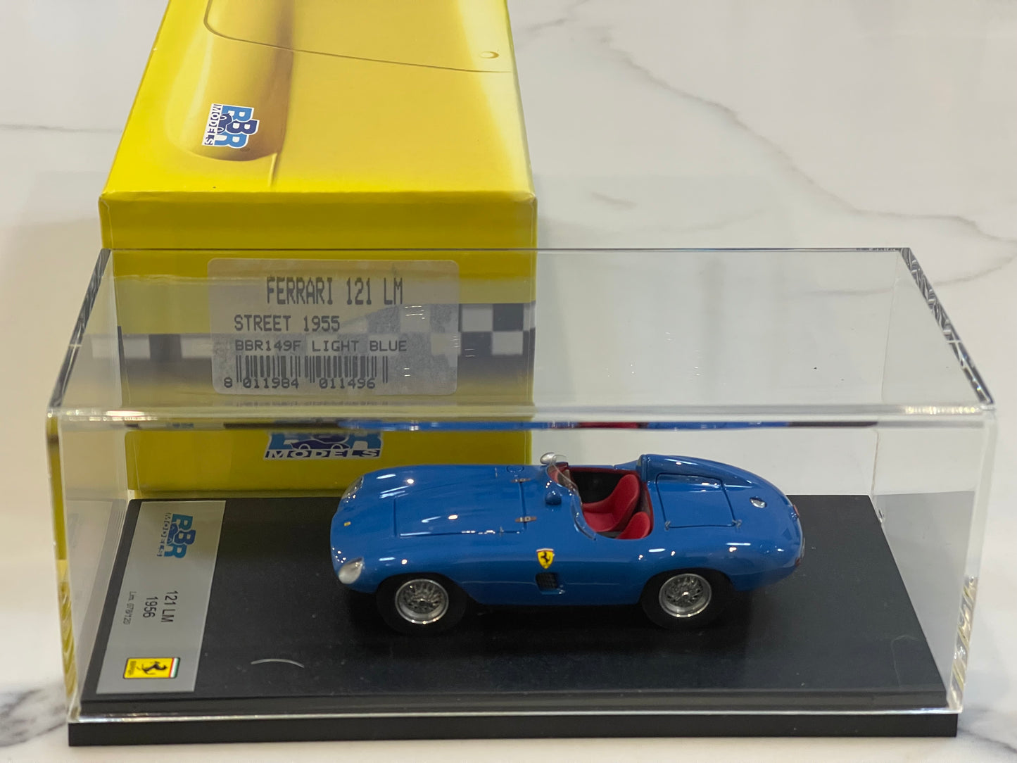 BBR 1/43 Ferrari 121 LM Street 1955 Light Blue BBR149F