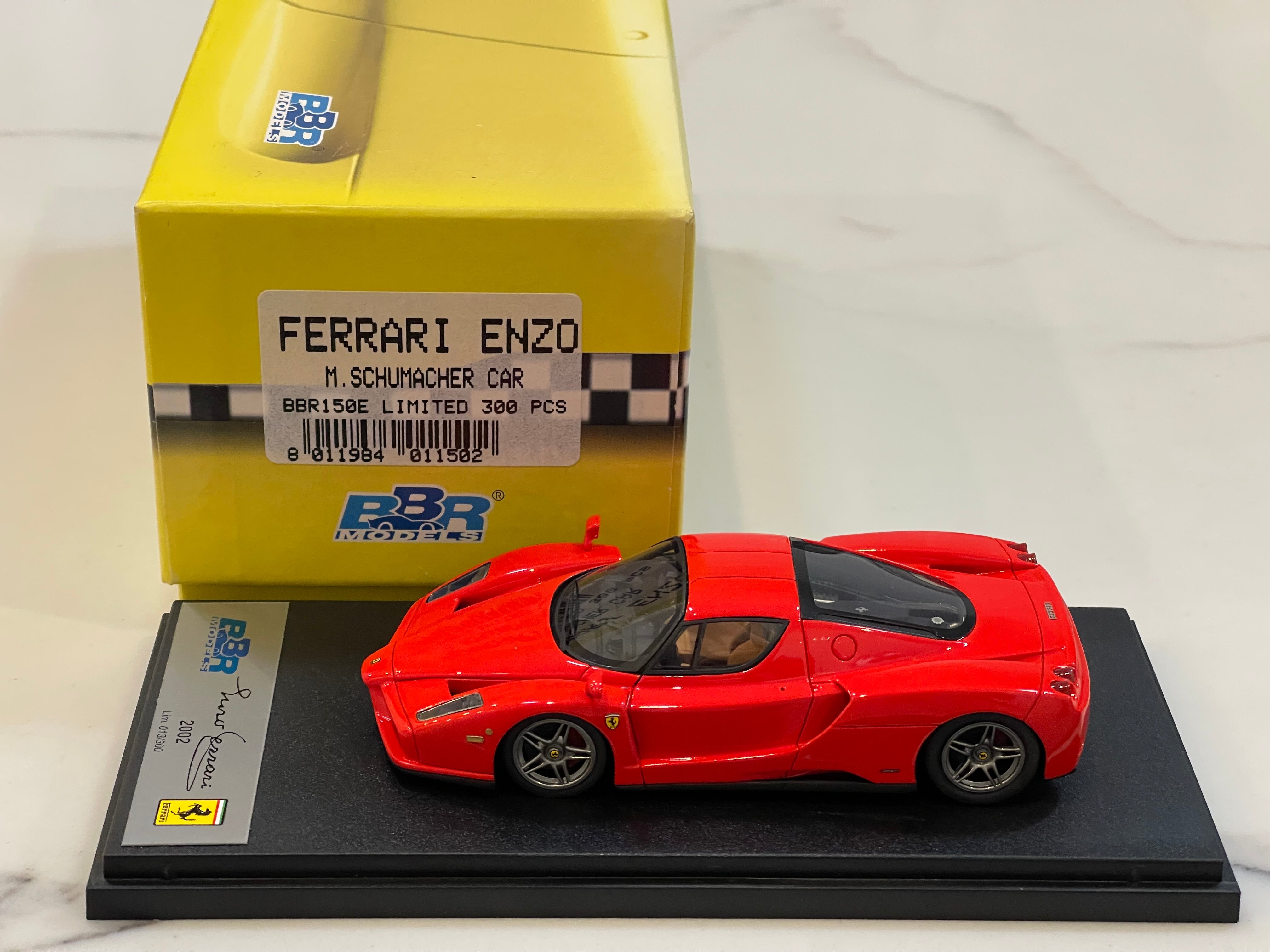 BBR 1/43 Ferrari Enzo M. Schumacher 2007 Rosso Scuderia BBR150E