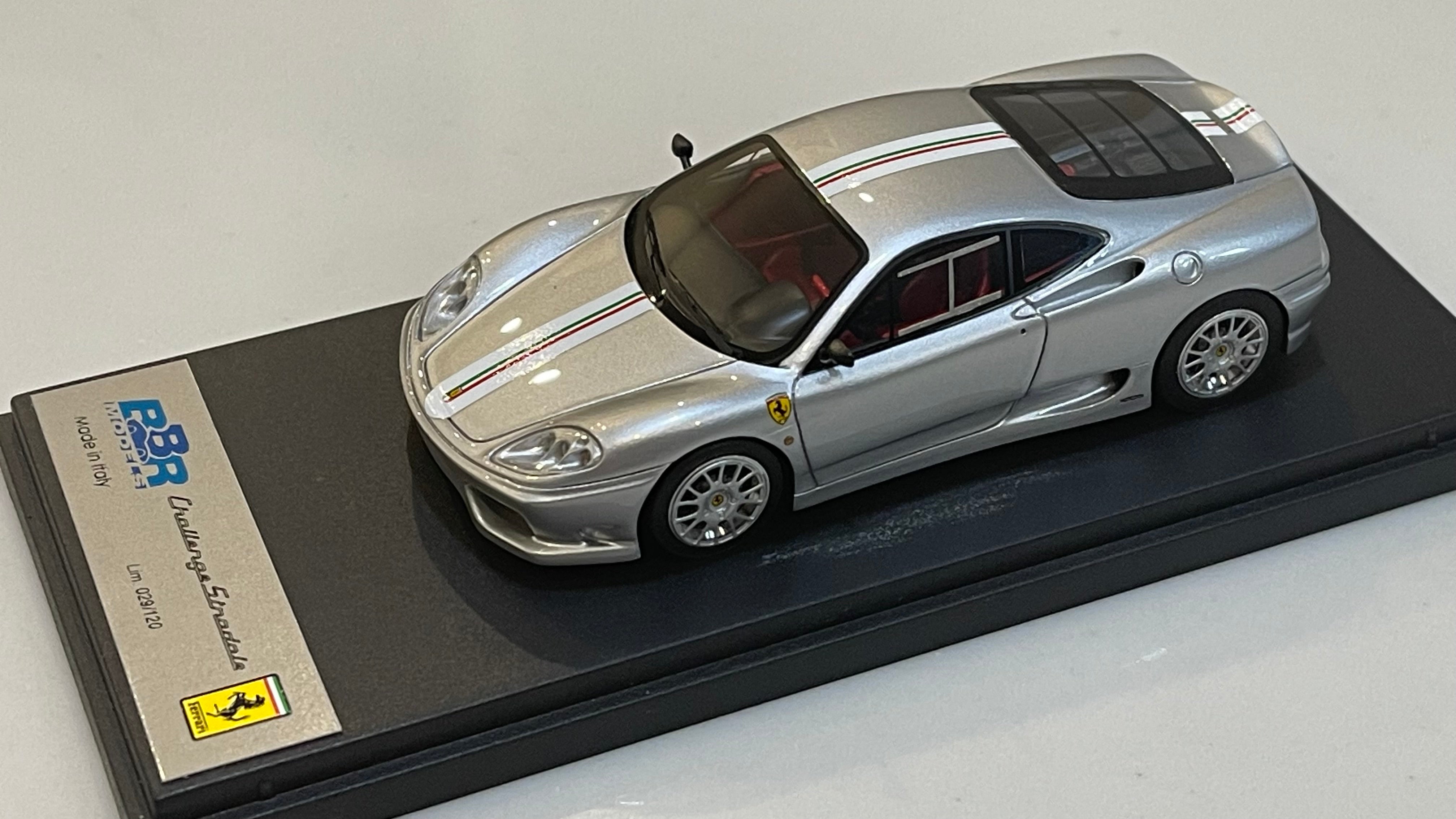 BBR 1/43 Ferrari 360 Challenge Stradale 2004 Silver BBR151E