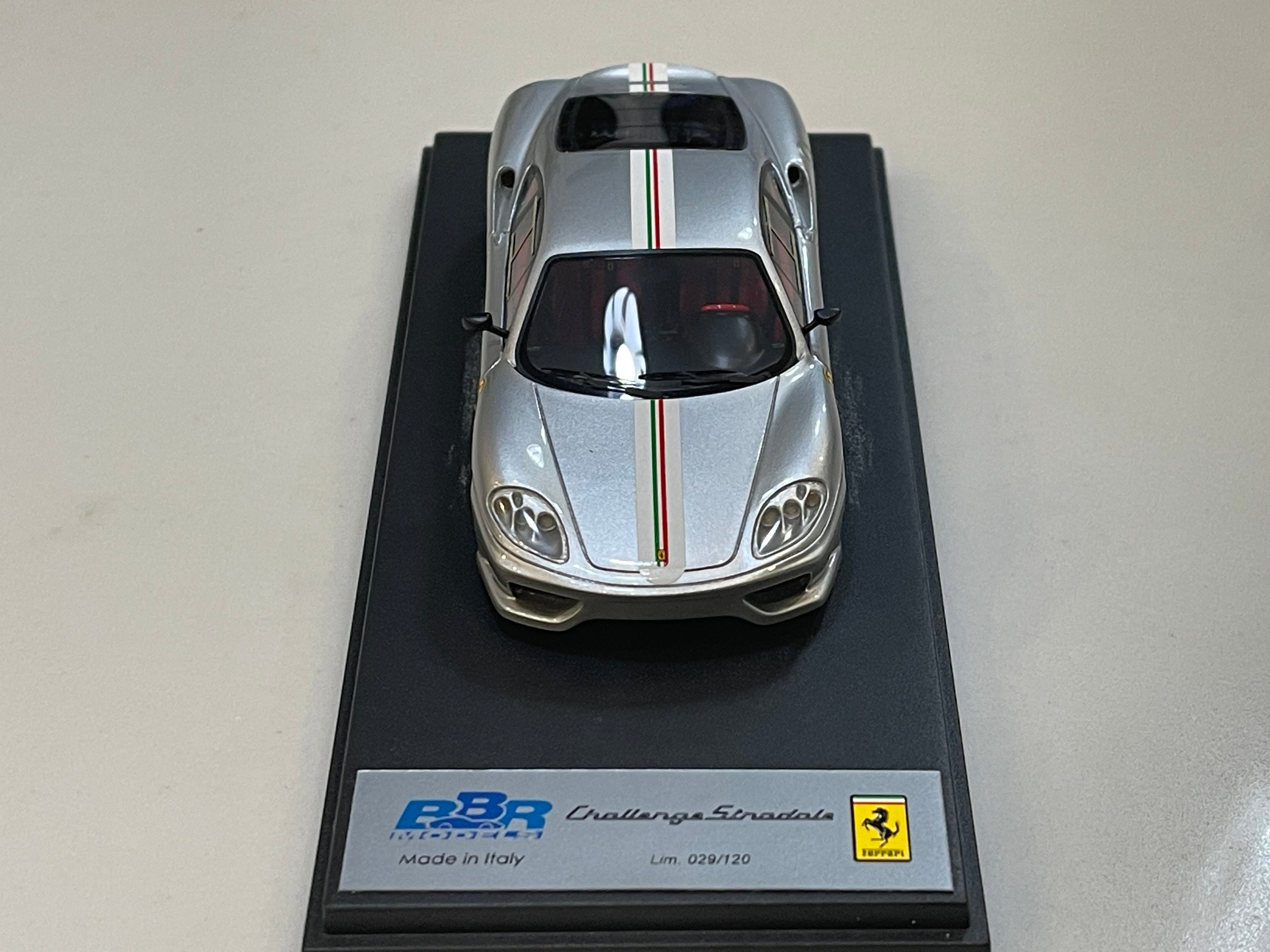 BBR 1/43 Ferrari 360 Challenge Stradale 2004 Silver BBR151E