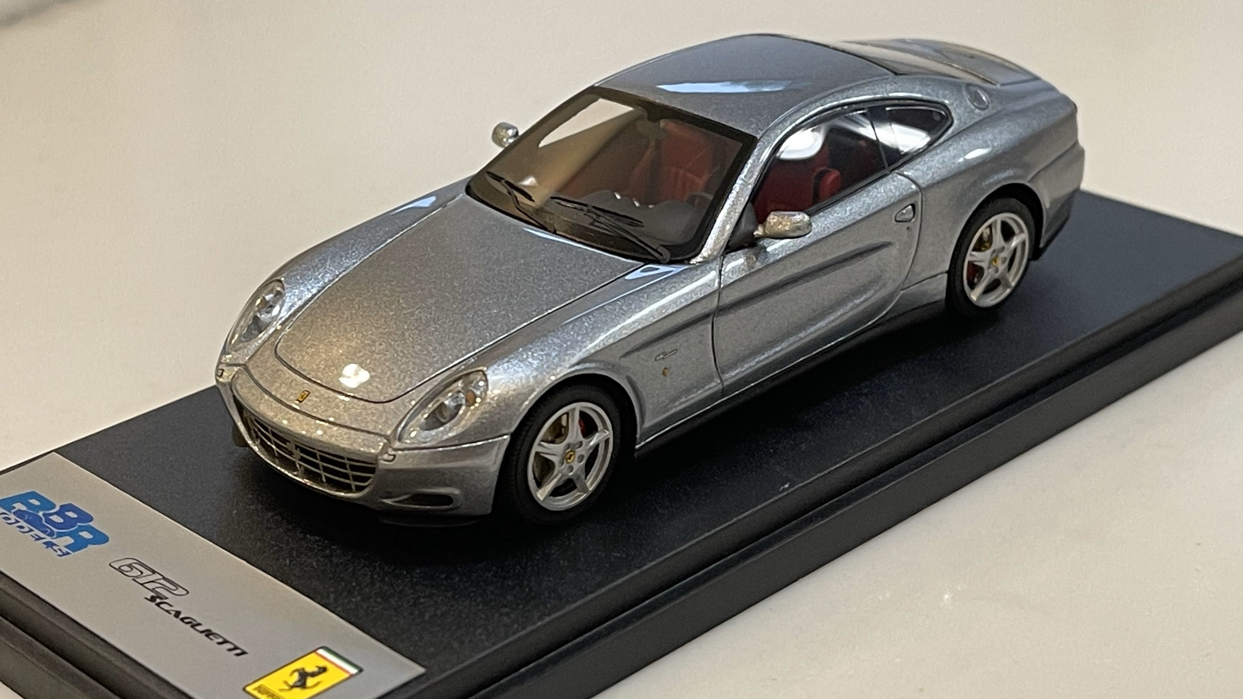 BBR 1/43 Ferrari 612 Scaglietti 2003 Titanium Silver BBR156E