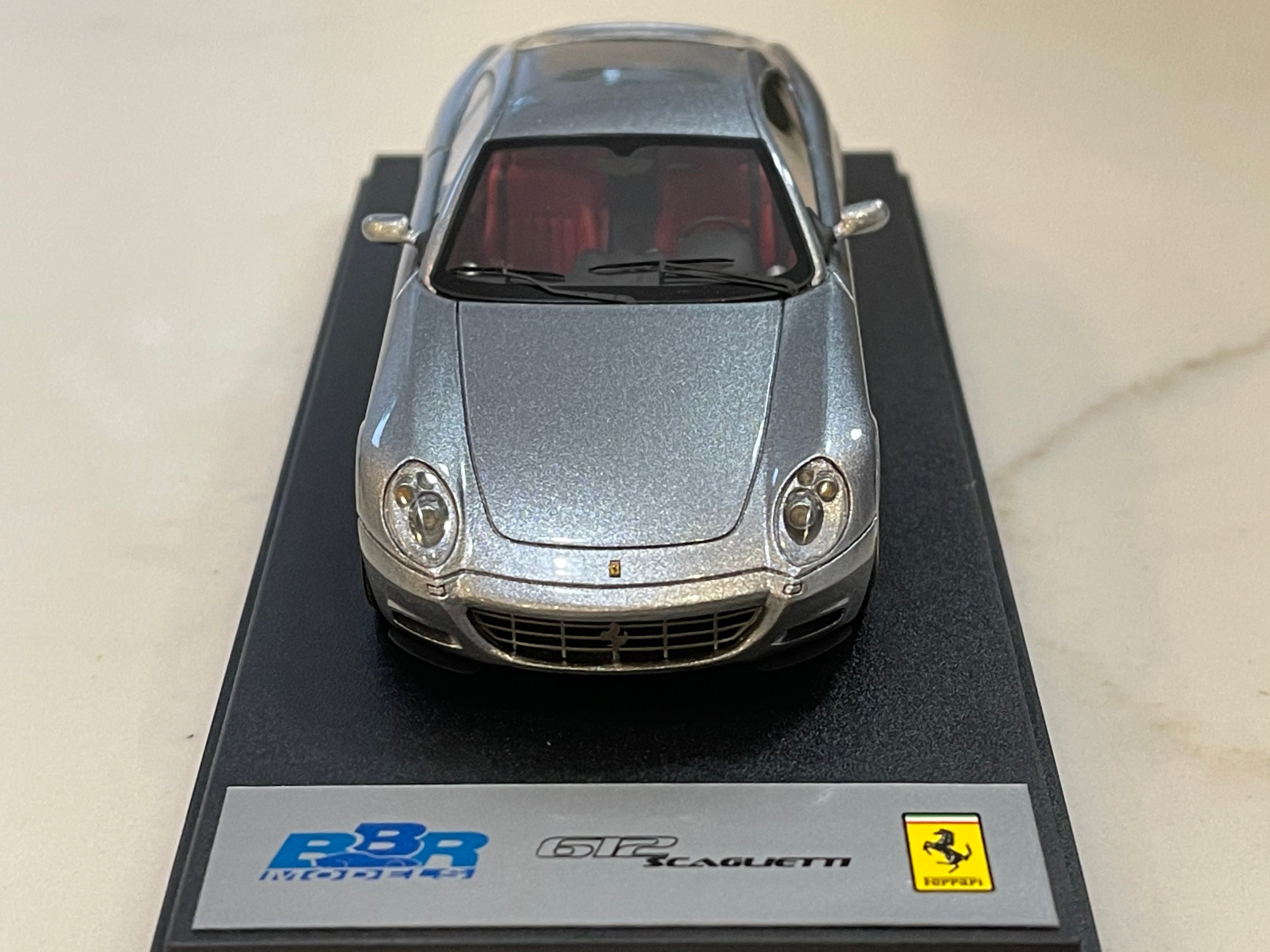 BBR 1/43 Ferrari 612 Scaglietti 2003 Titanium Silver BBR156E