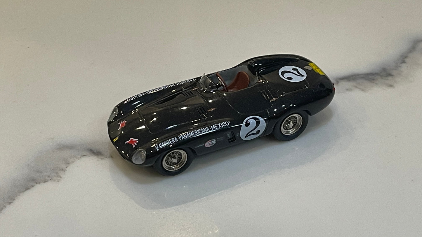 BBR 1/43 Ferrari 750 Monza Carrera V Panamericana 1954 Black No. 2 BBR15A