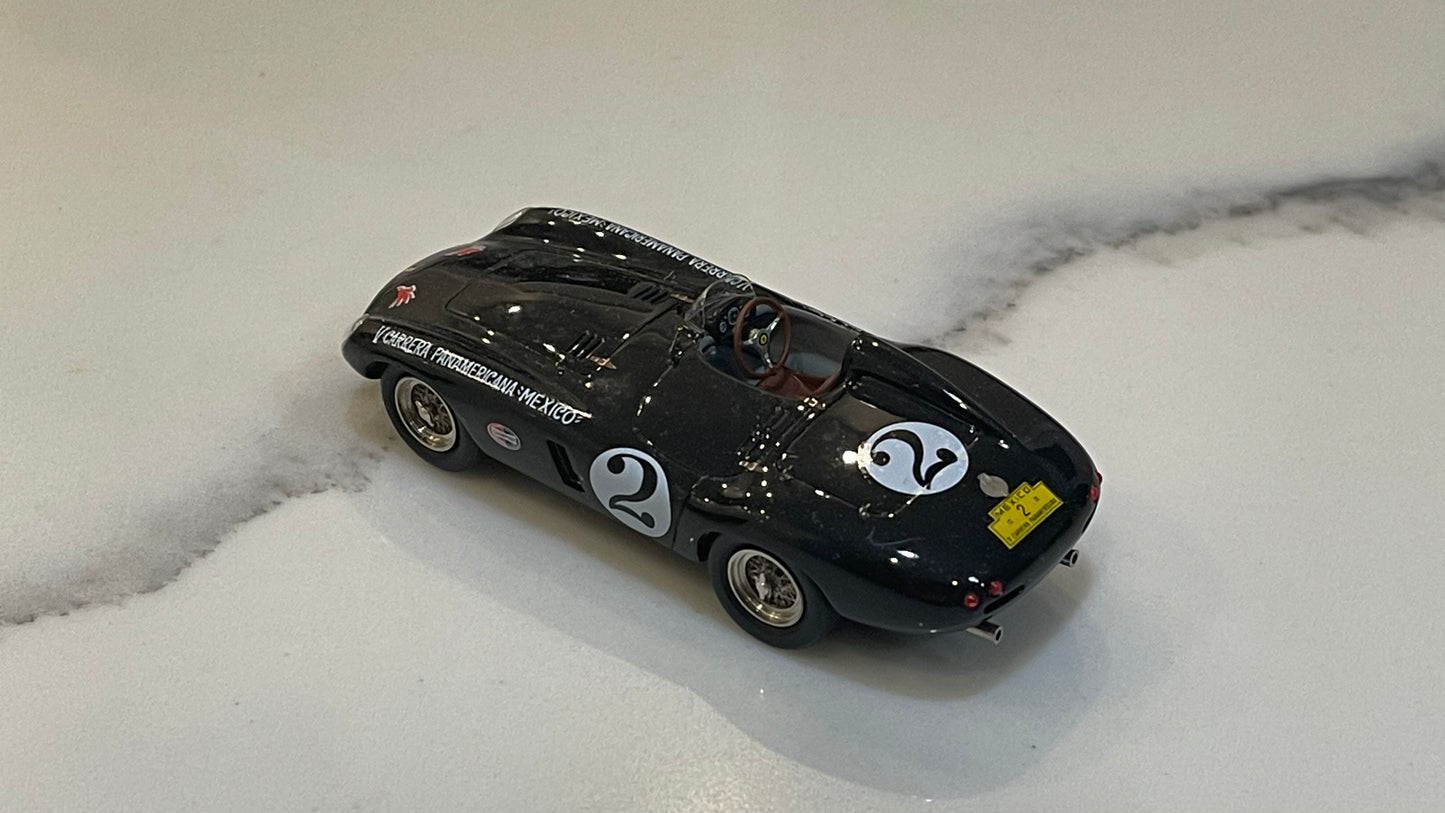 BBR 1/43 Ferrari 750 Monza Carrera V Panamericana 1954 Black No. 2 BBR15A