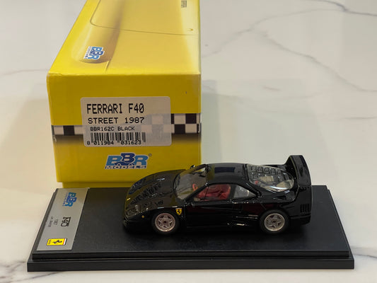 BBR 1/43 Ferrari F40 Street 1987 Black BBR162C