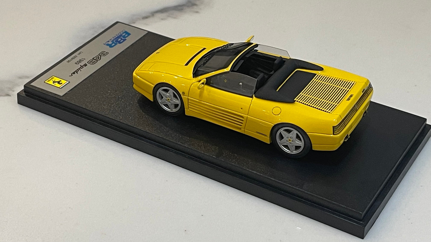 BBR 1/43 Ferrari 348 Spider 1989 Yellow BBR163B