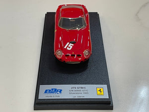 BBR 1/43 Ferrari 275 GTB/C 06885GT/C Silverstone 1965 Red No. 15 BBR165C