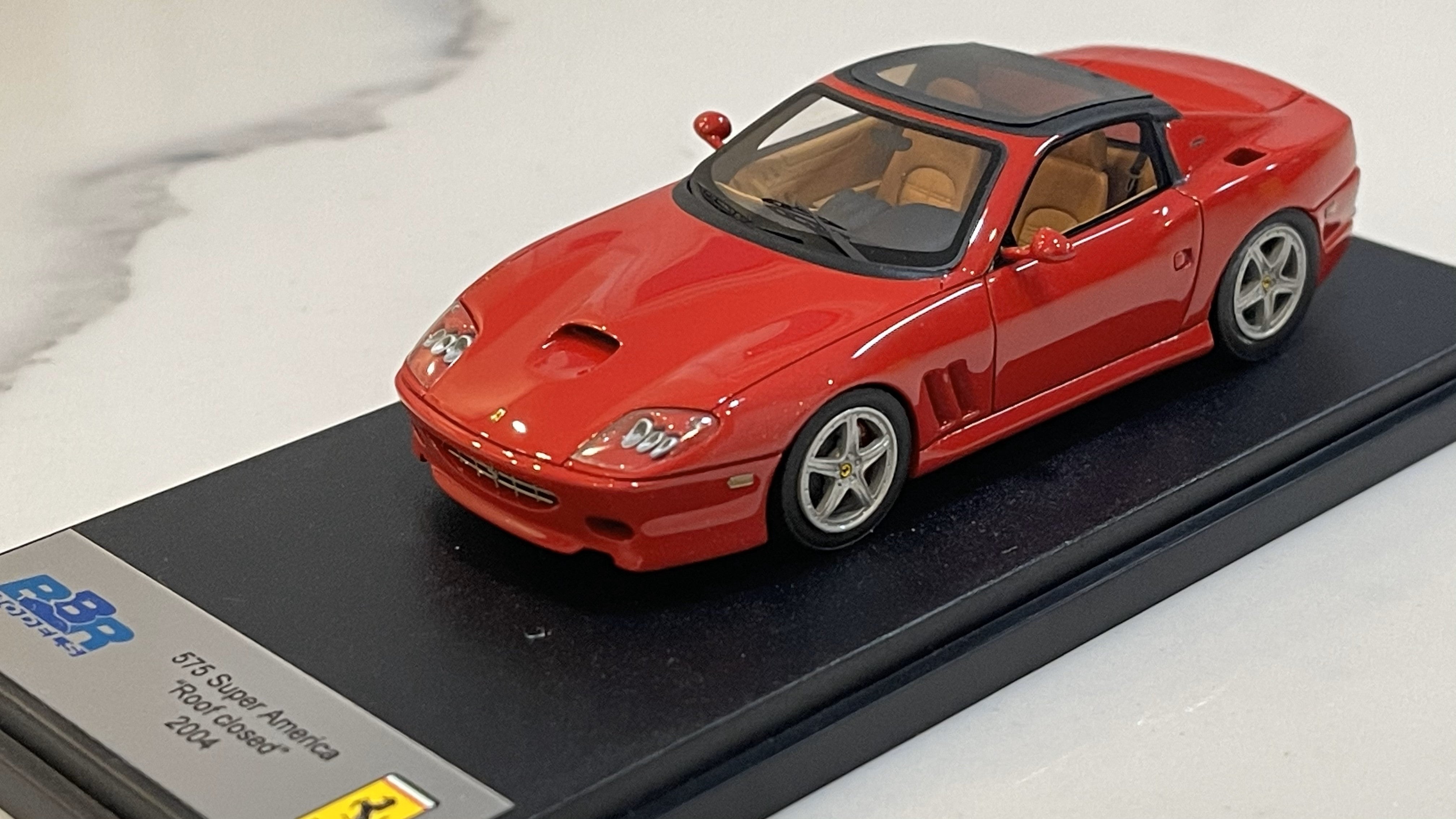 BBR 1/43 Ferrari 575 Superamerica Closed 2005 Red BBR166A 