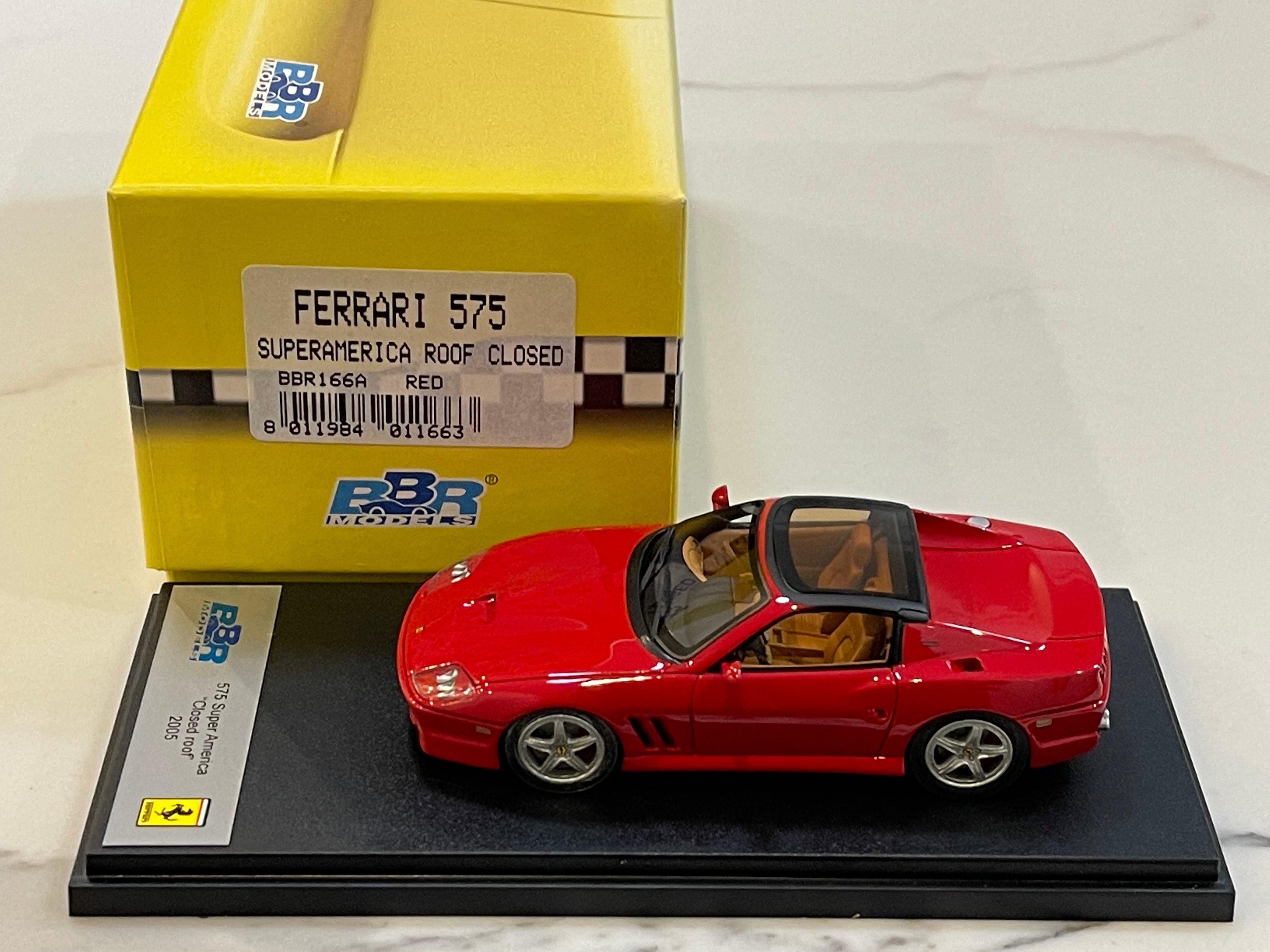 BBR 1/43 Ferrari 575 Superamerica Closed 2005 Red BBR166A