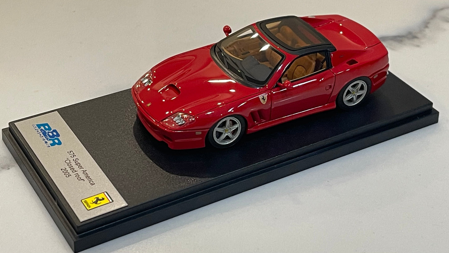BBR 1/43 Ferrari 575 Superamerica Closed 2005 Red BBR166A