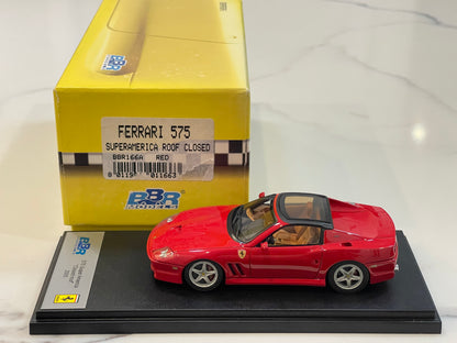 BBR 1/43 Ferrari 575 Superamerica Closed 2005 Red BBR166A