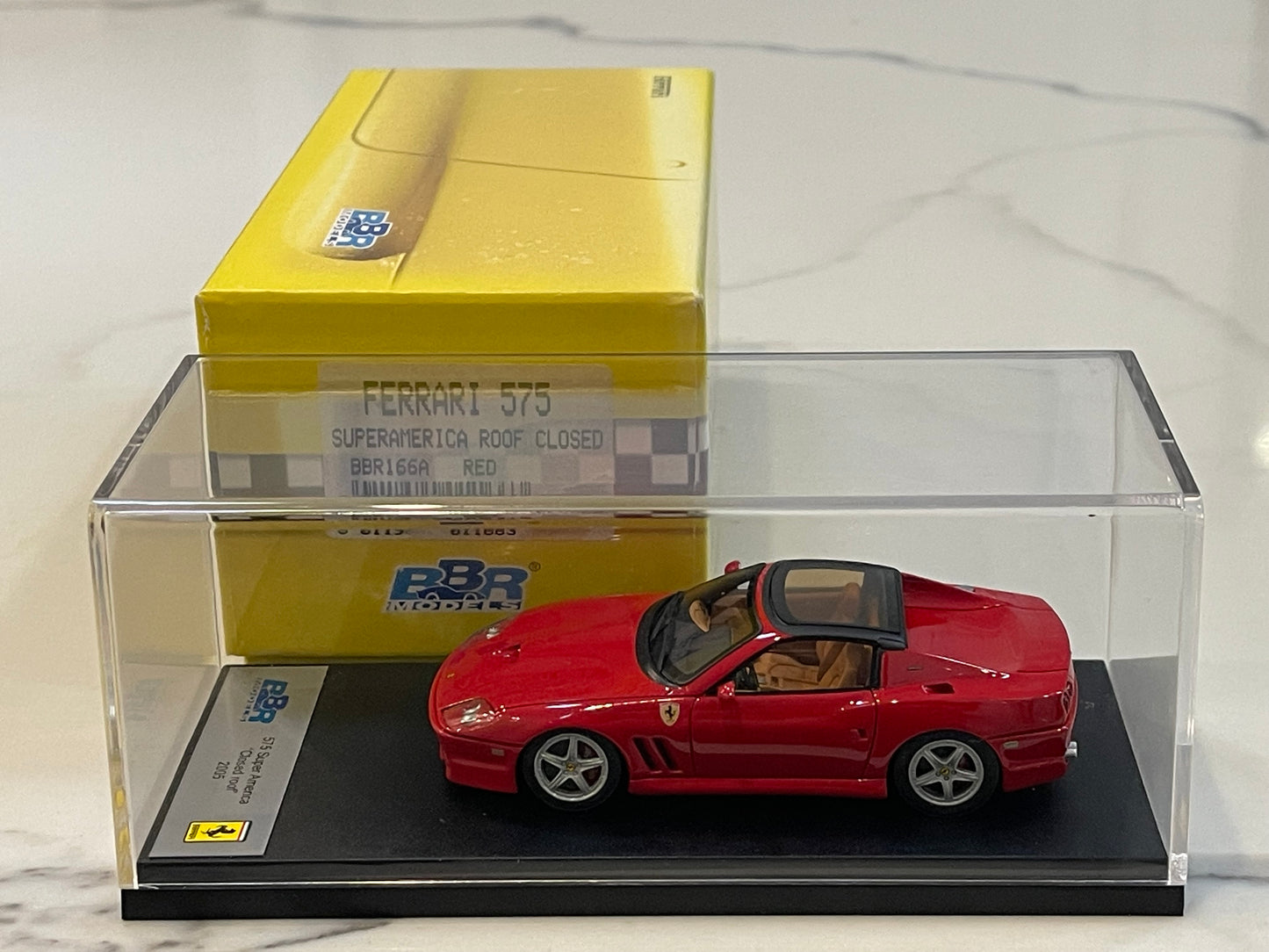 BBR 1/43 Ferrari 575 Superamerica Closed 2005 Red BBR166A