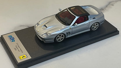 BBR 1/43 Ferrari 575 Superamerica Closed 2005 Grigio Alloy BBR166C