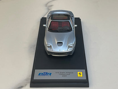 BBR 1/43 Ferrari 575 Superamerica Closed 2005 Grigio Alloy BBR166C