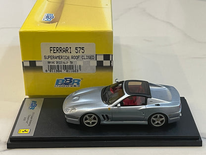 BBR 1/43 Ferrari 575 Superamerica Closed 2005 Grigio Alloy BBR166C