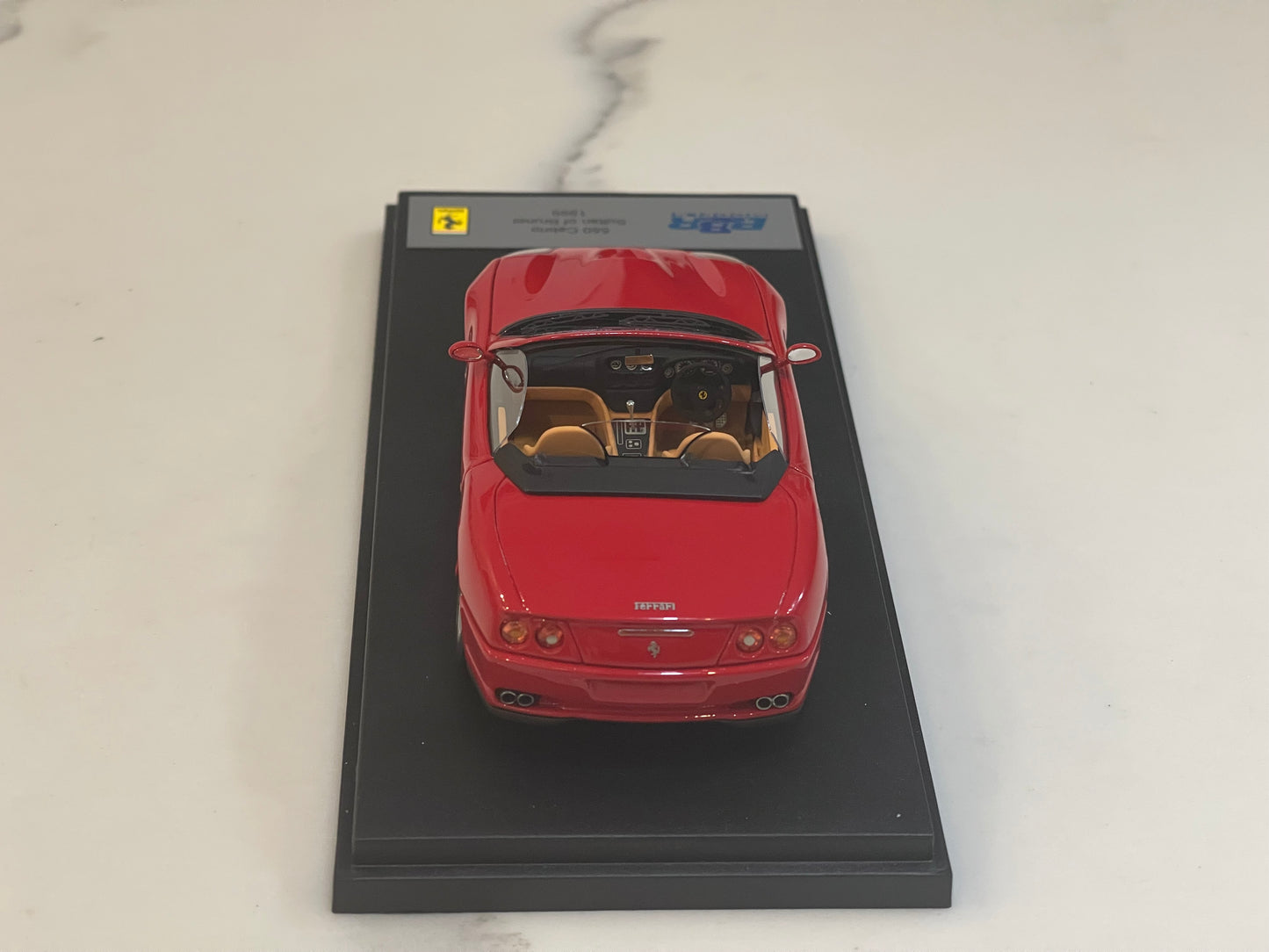 BBR 1/43 Ferrari 550 Cabrio Sultan Brunei 1999 Red BBR169B