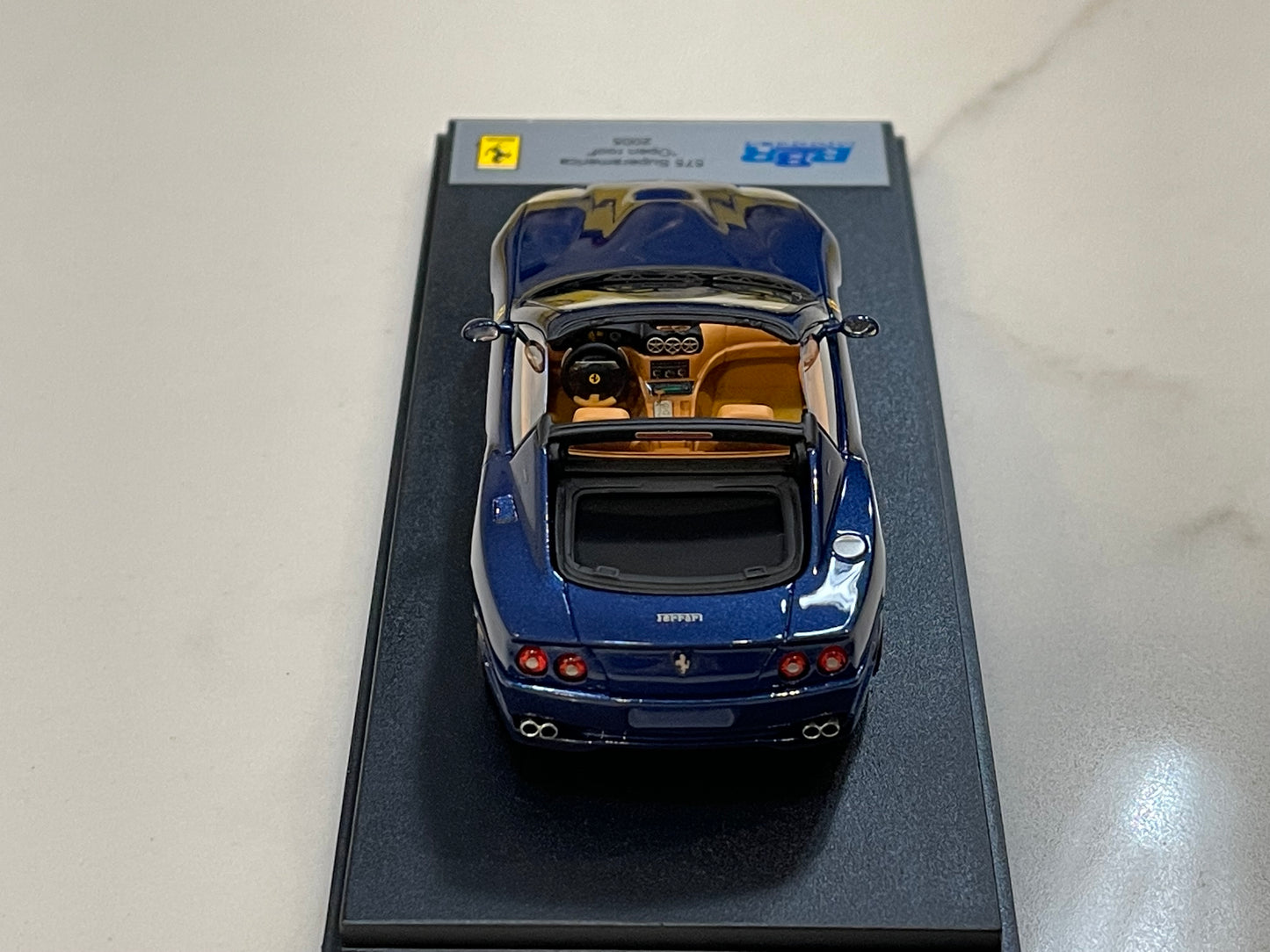 BBR 1/43 Ferrari 575 Superamerica Open 2005 TDF Blue BBR170C
