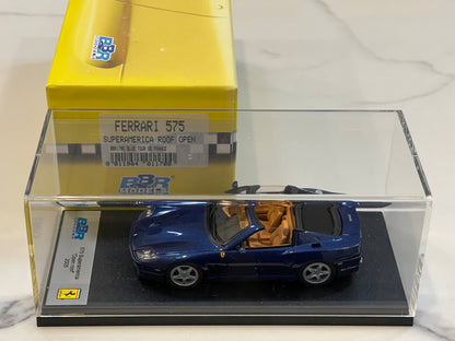 BBR 1/43 Ferrari 575 Superamerica Open 2005 TDF Blue BBR170C