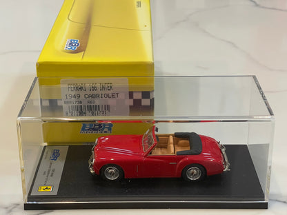 BBR 1/43 Ferrari 166 Inter Cabriolet 1949 Red BBR173B