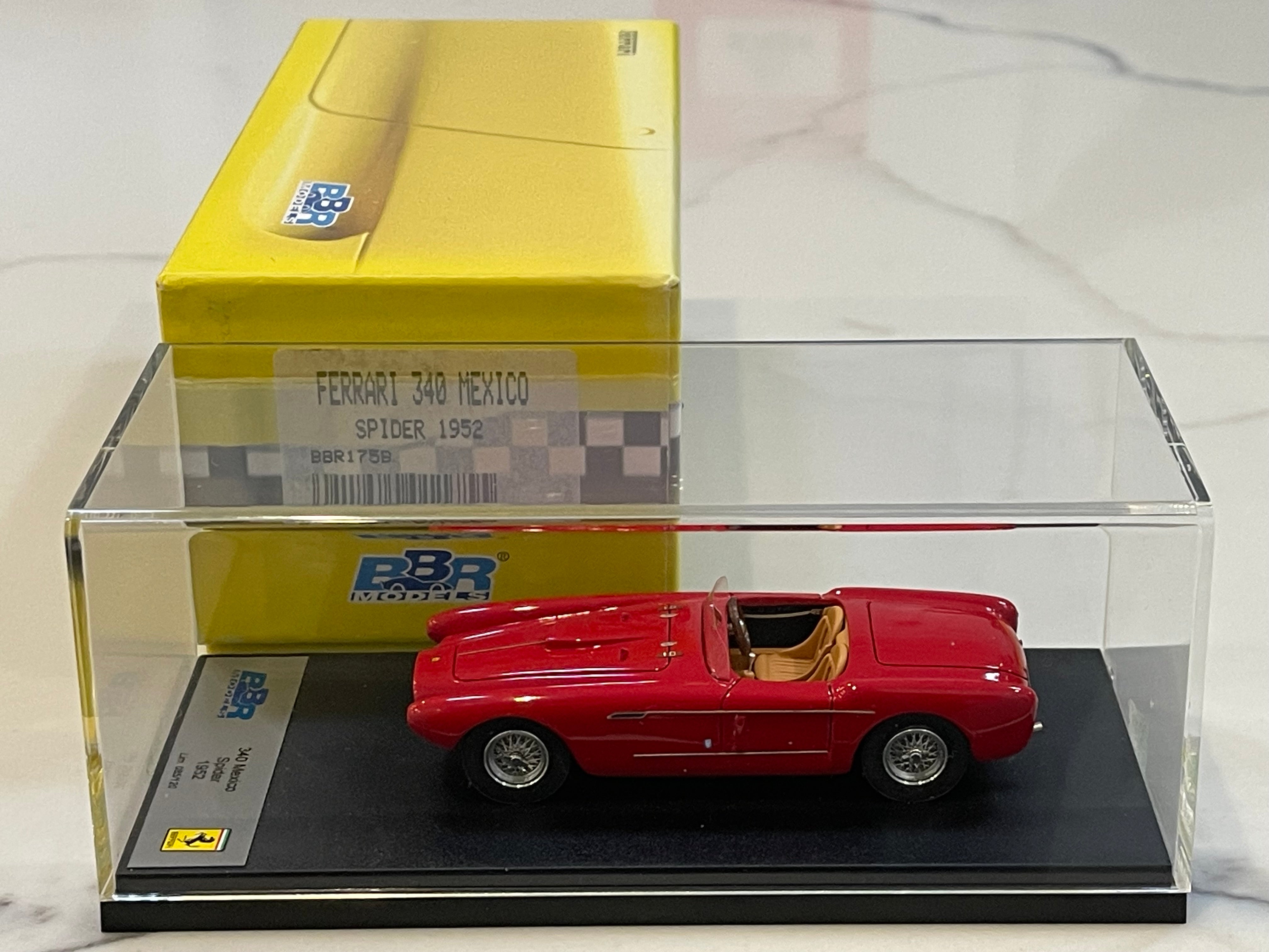 BBR 1/43 Ferrari 340 Mexico Spider 1952 Red BBR175B