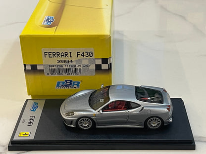 BBR 1/43 Ferrari F430 Coupe 2004 Titanium Grey BBR179A