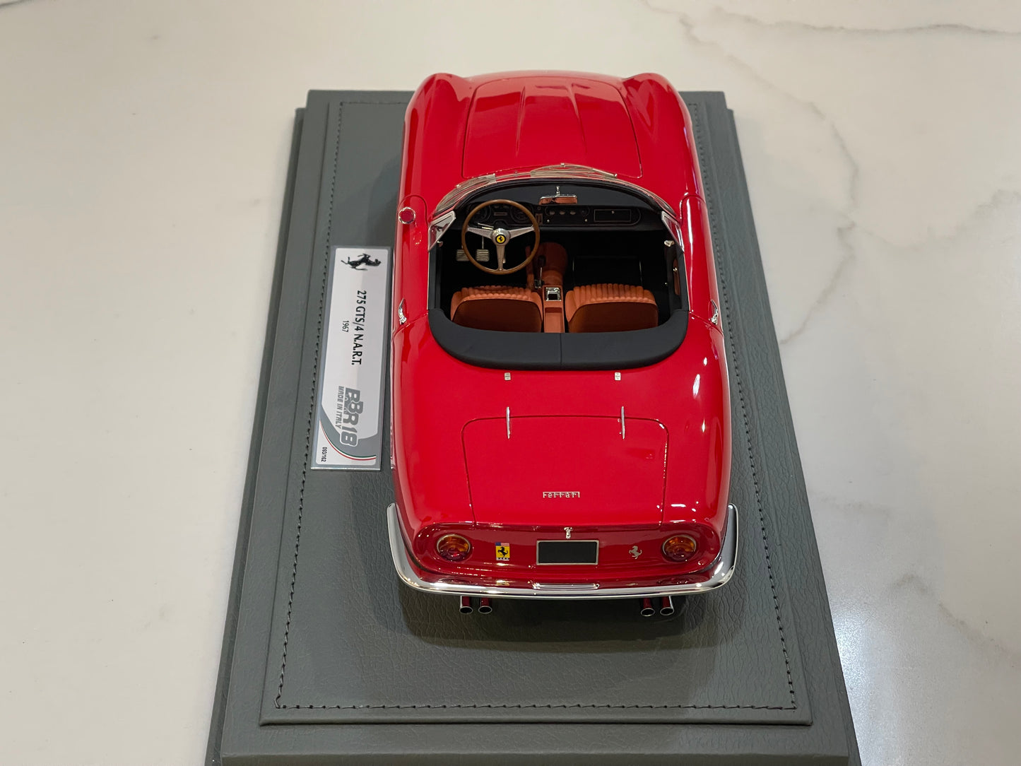 BBR 1/18 Ferrari 275 GTS/4 NART 1967 Rosso Corsa BBR1816C1
