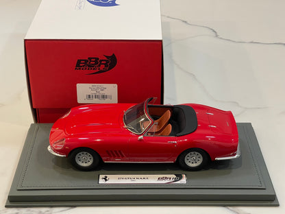 BBR 1/18 Ferrari 275 GTS/4 NART 1967 Rosso Corsa BBR1816C1