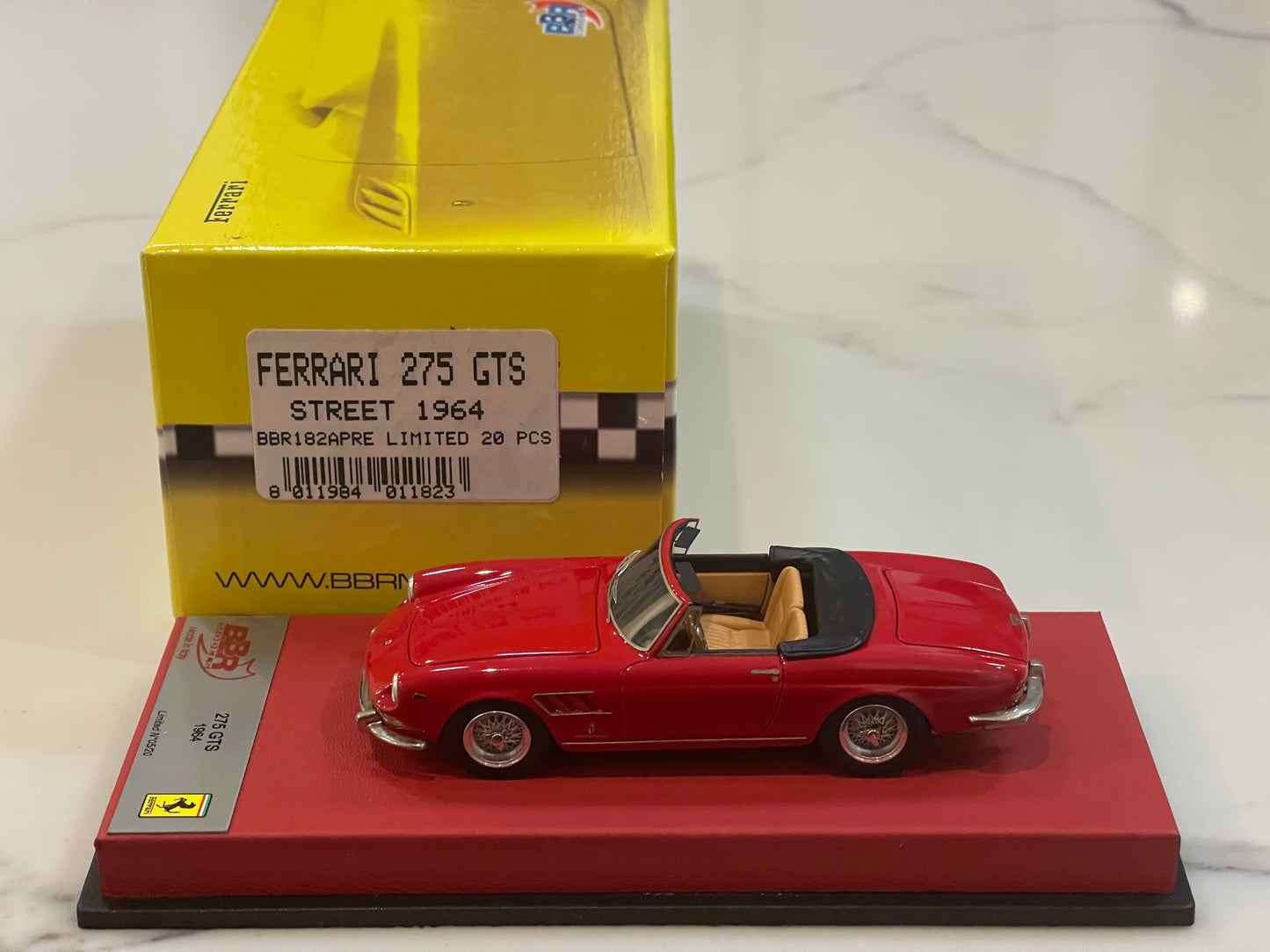 BBR 1/43 Ferrari 275 GTS 1964 Red BBR182APRE