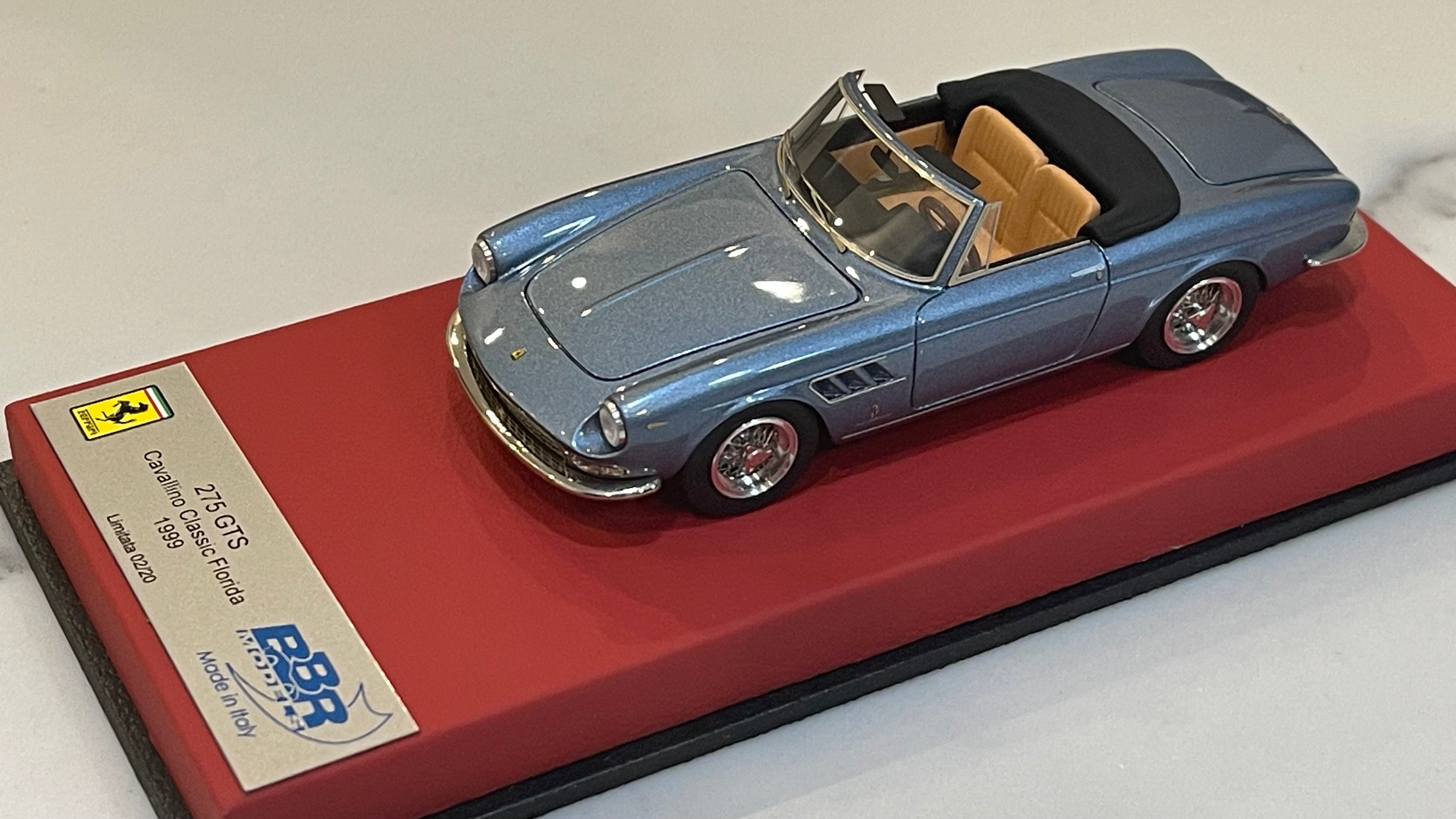 BBR 1/43 Ferrari 275 GTS 1965 Light Blue BBR182LB