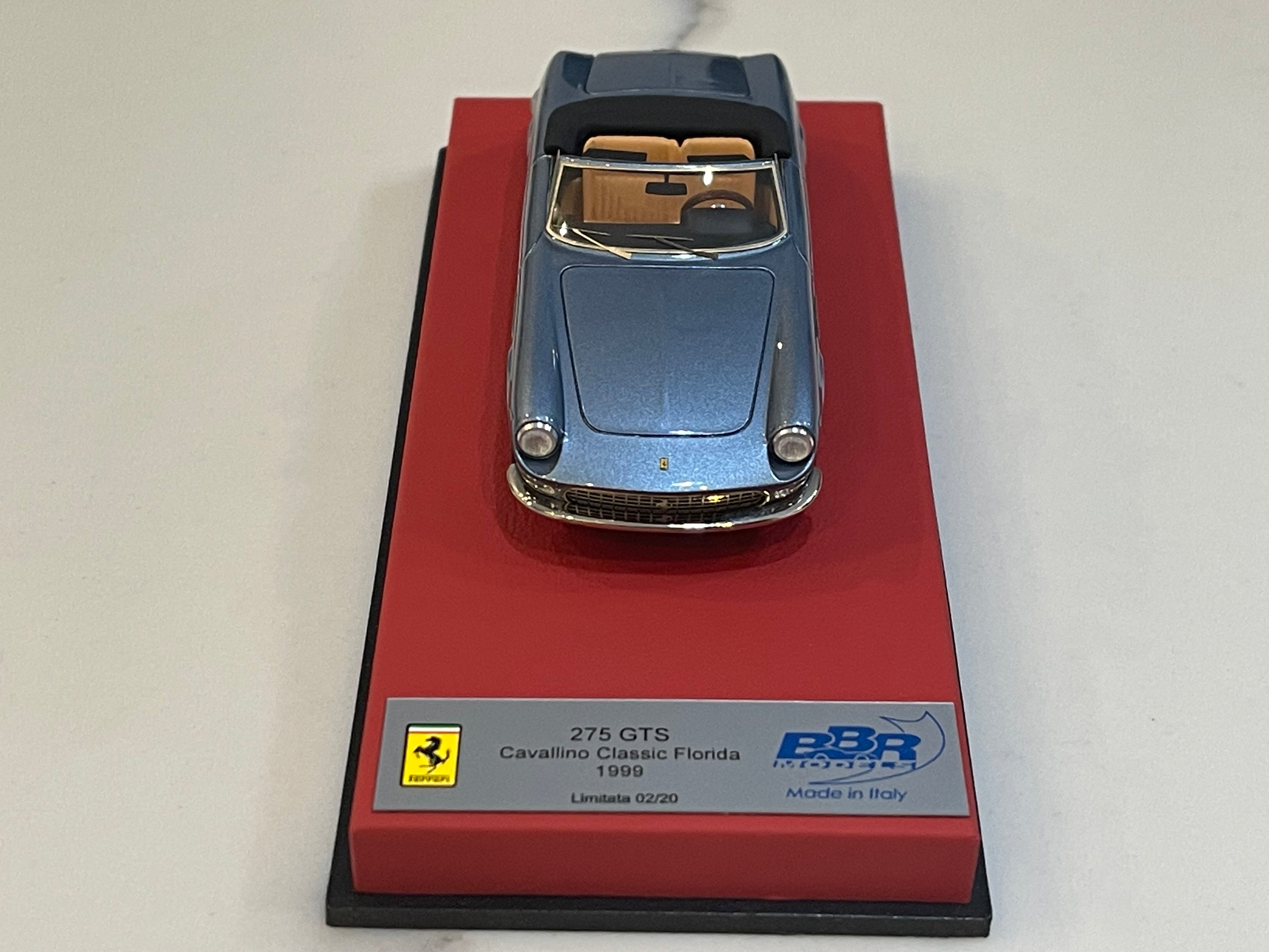 BBR 1/43 Ferrari 275 GTS 1965 Light Blue BBR182LB