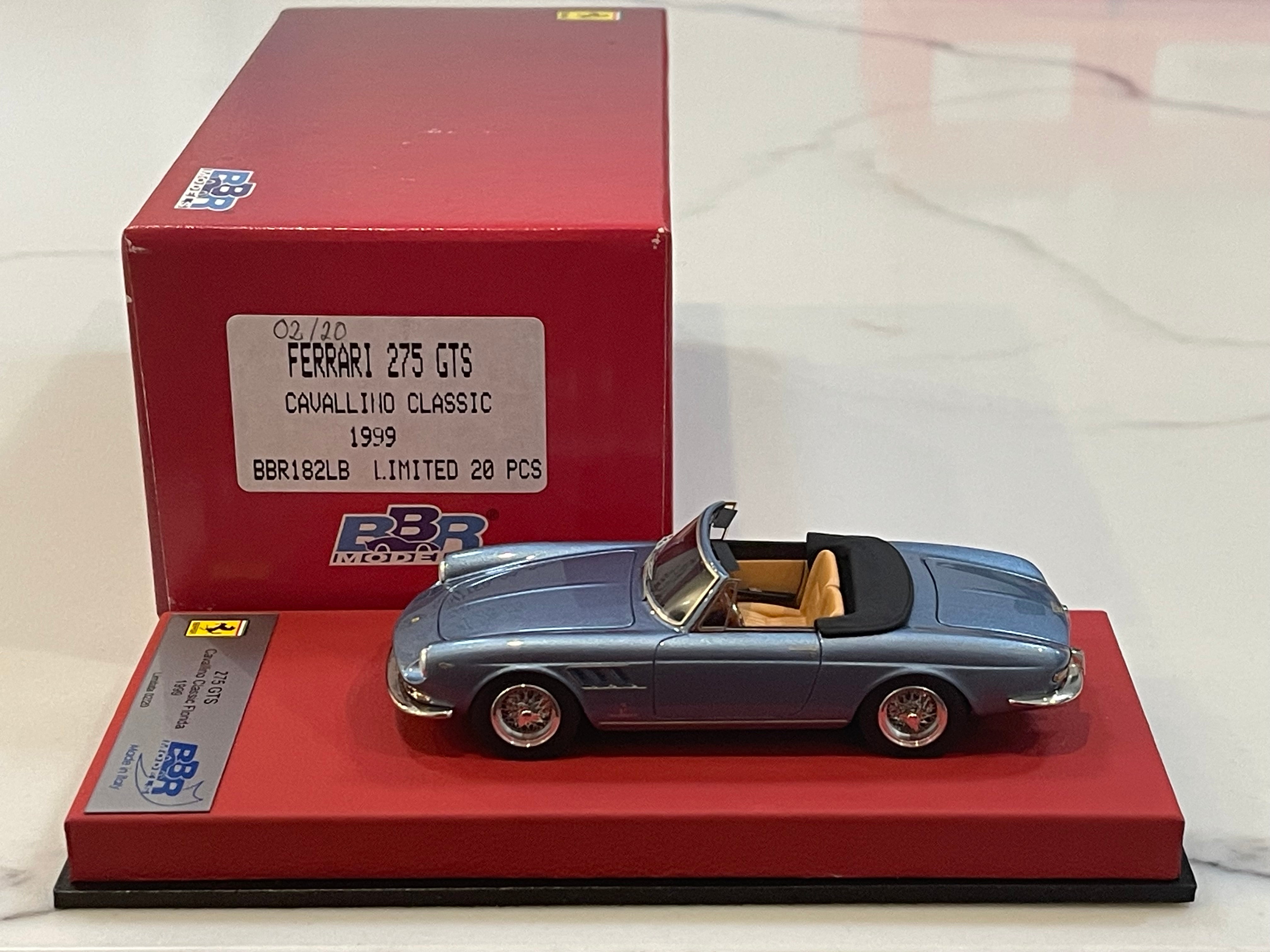 BBR 1/43 Ferrari 275 GTS 1965 Light Blue BBR182LB