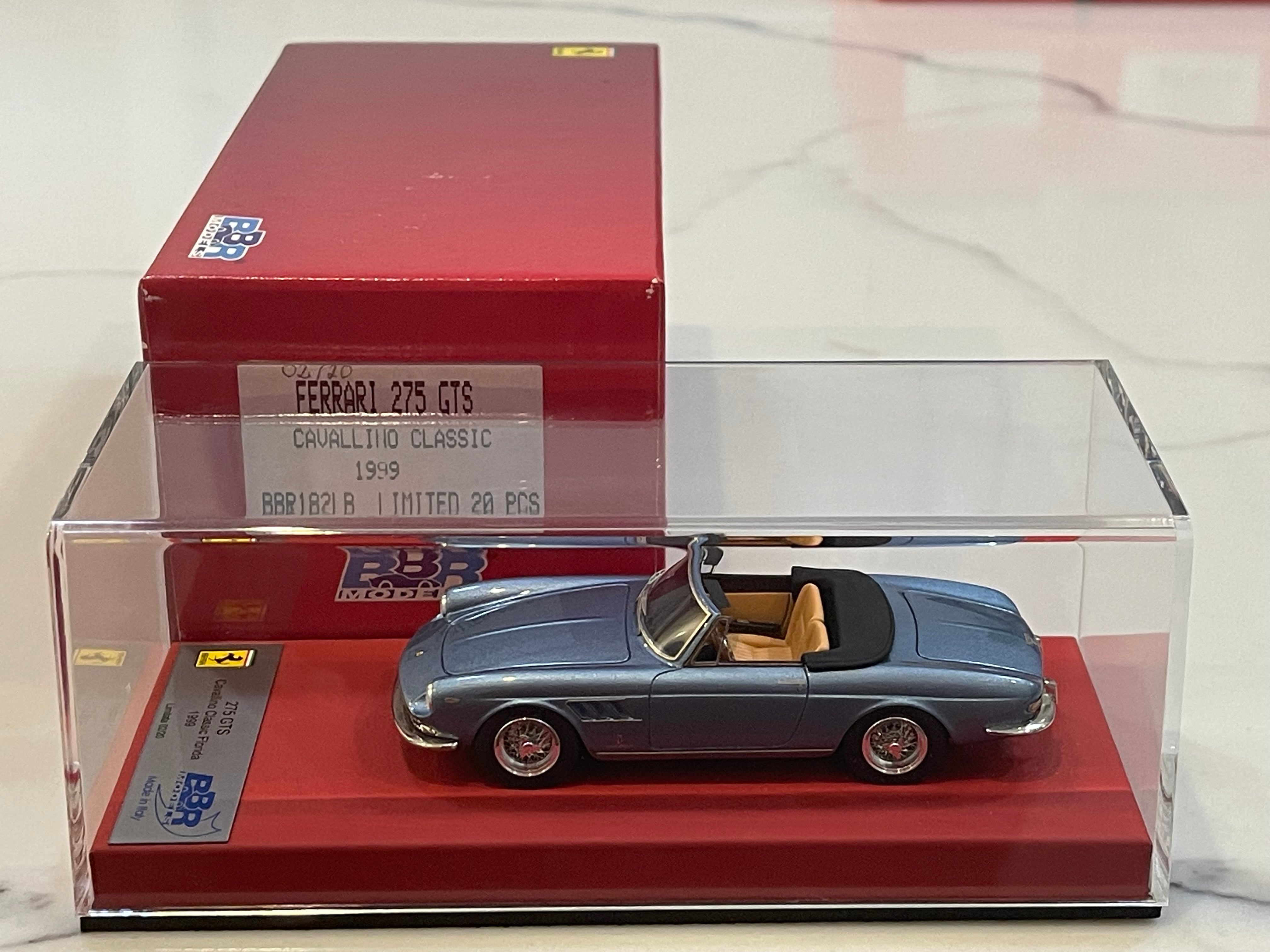 BBR 1/43 Ferrari 275 GTS 1965 Light Blue BBR182LB